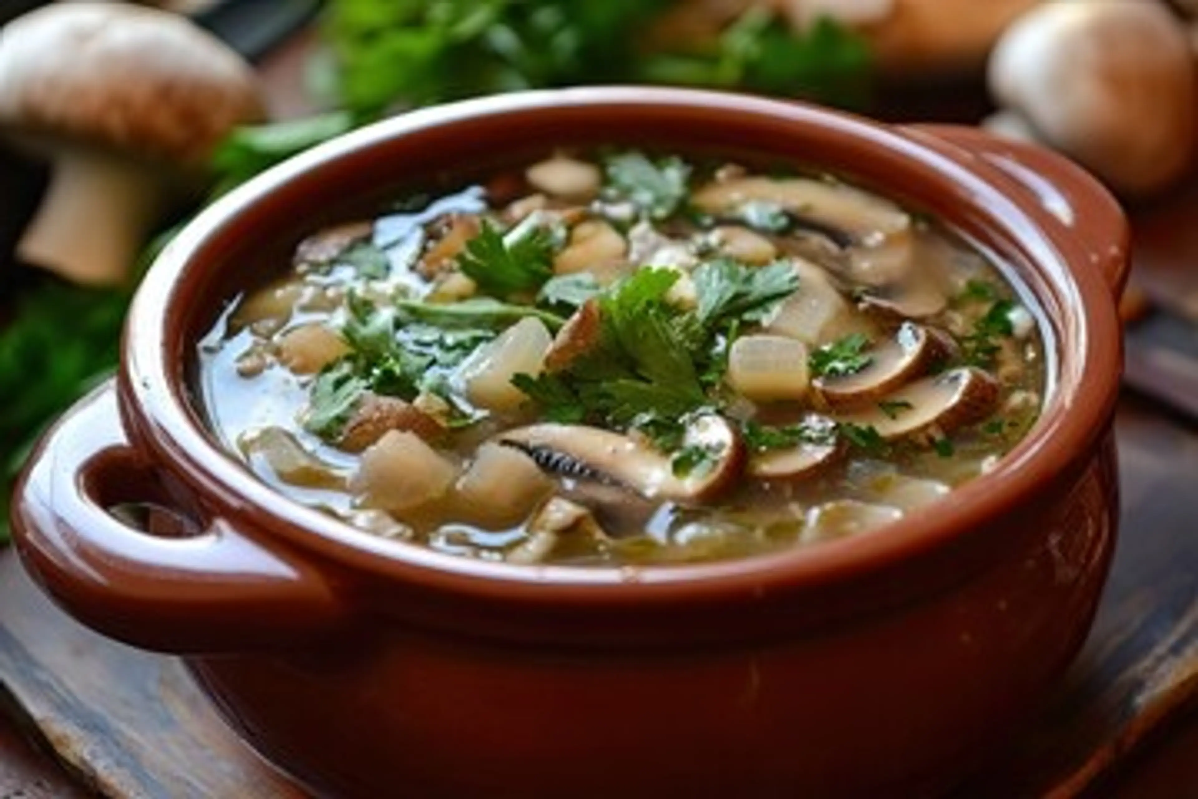 MUSHROOM CHOWDER