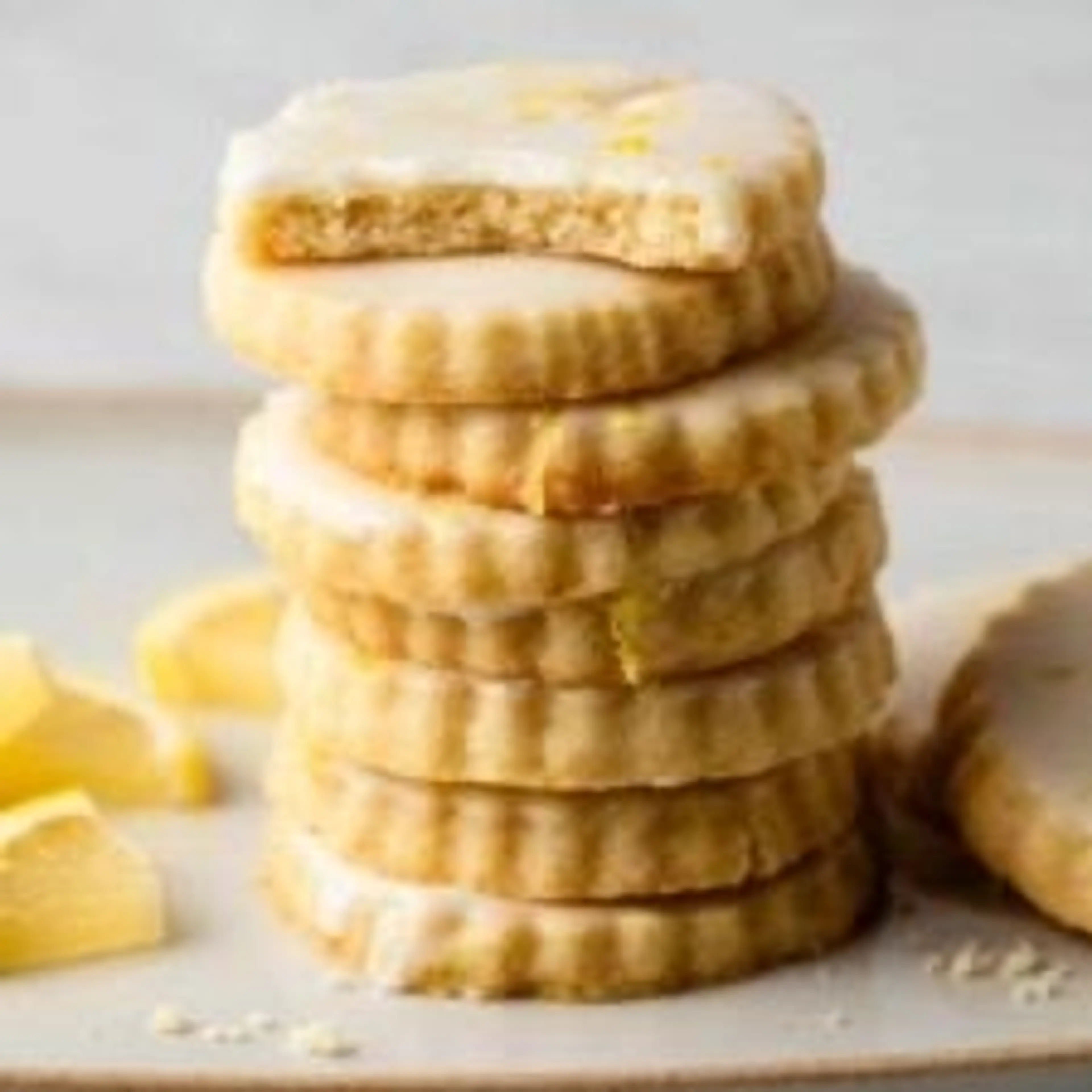 Lemon Shortbread Cookies