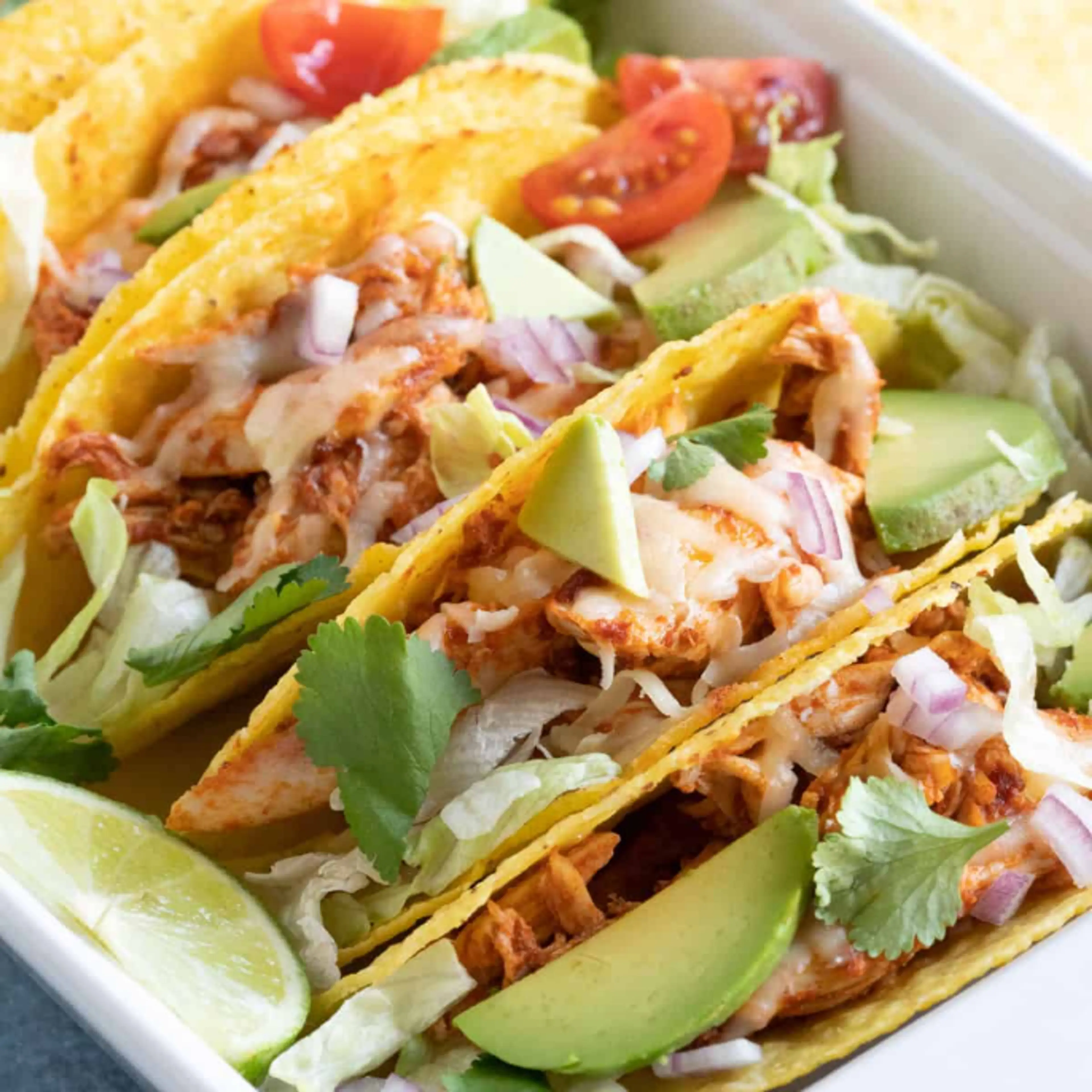 Easy Leftover Chicken Tacos