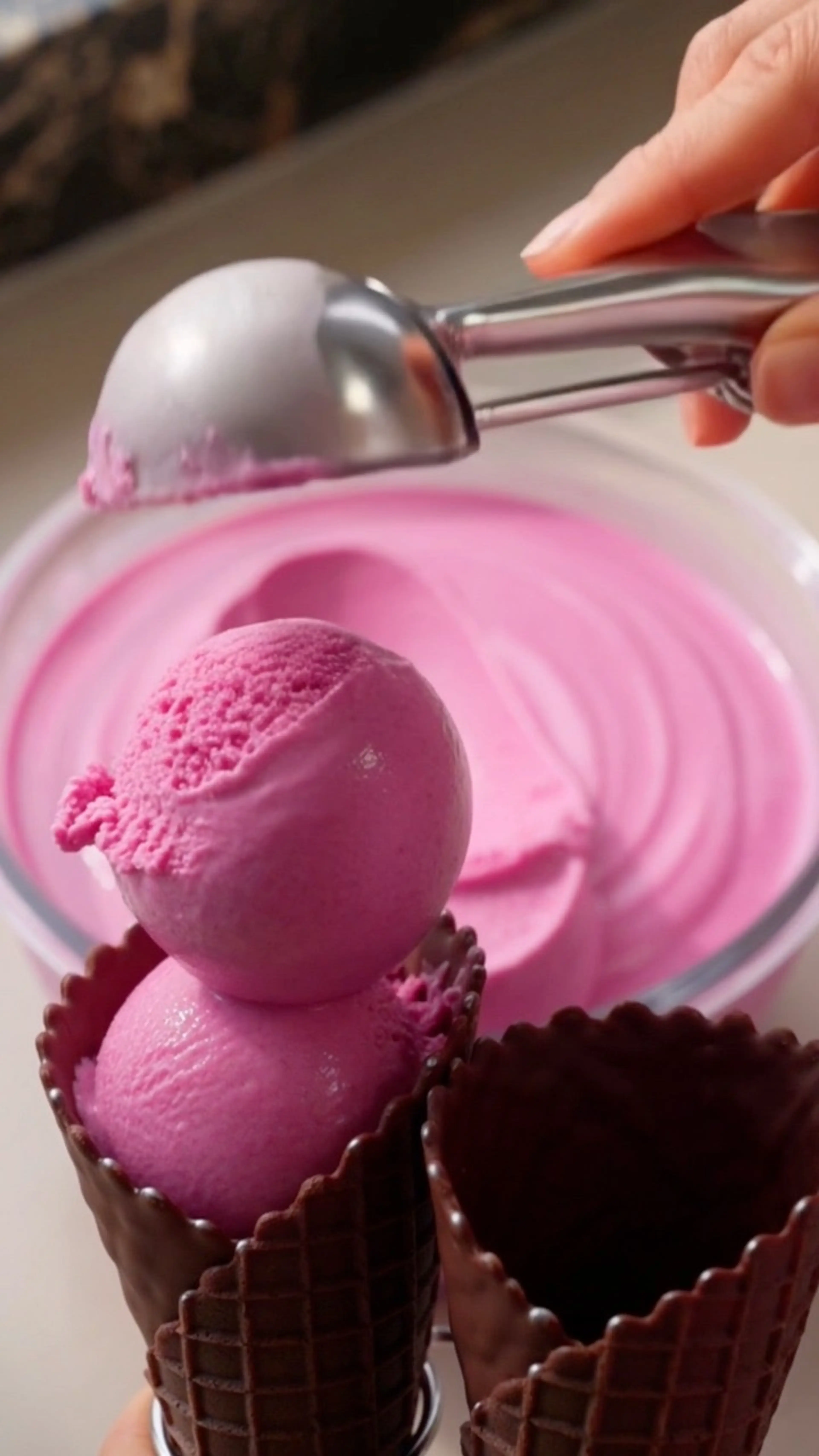 Blueberry Avocado Ice Cream