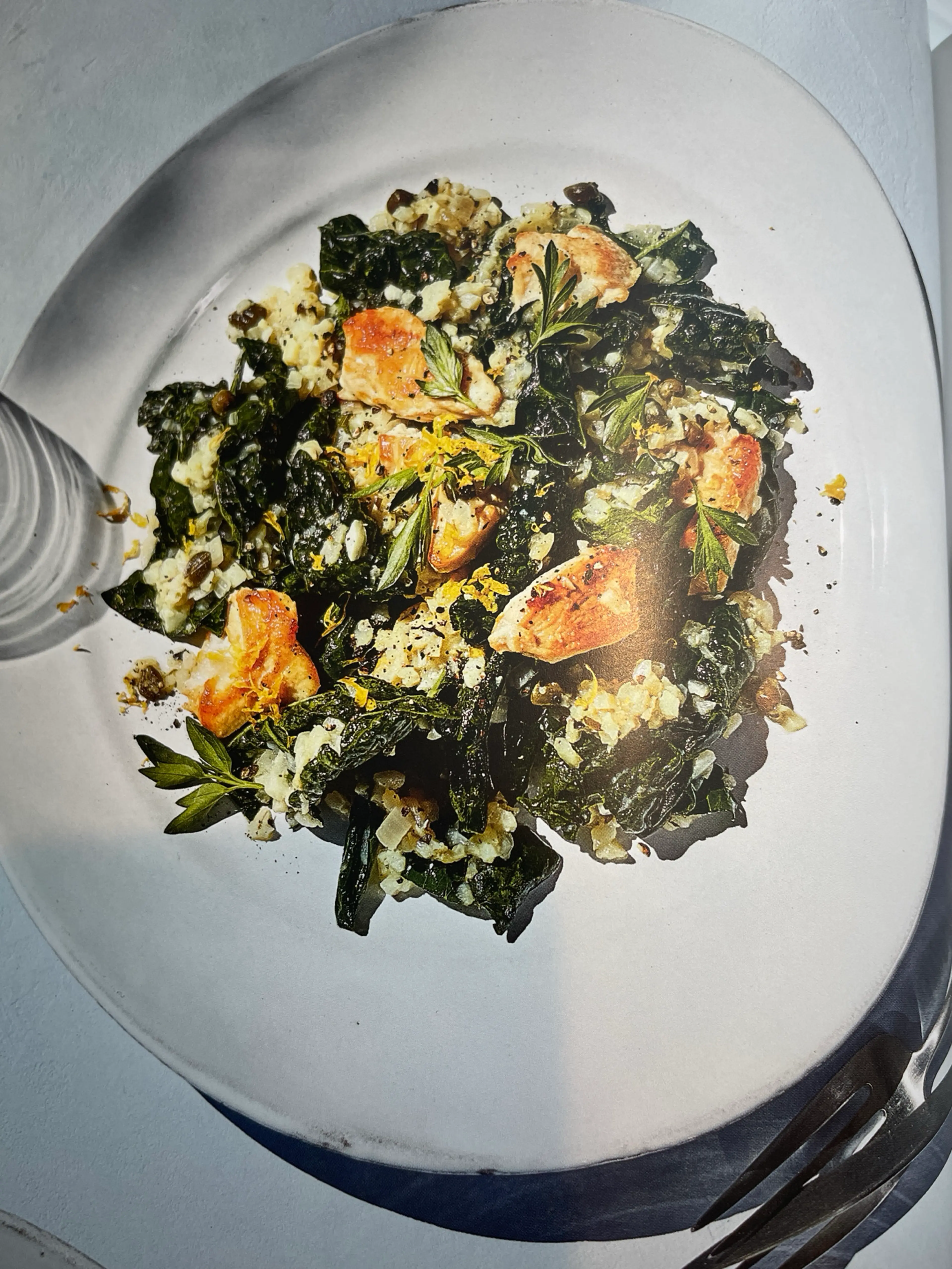 Lemon-Caper Chicken And Rice