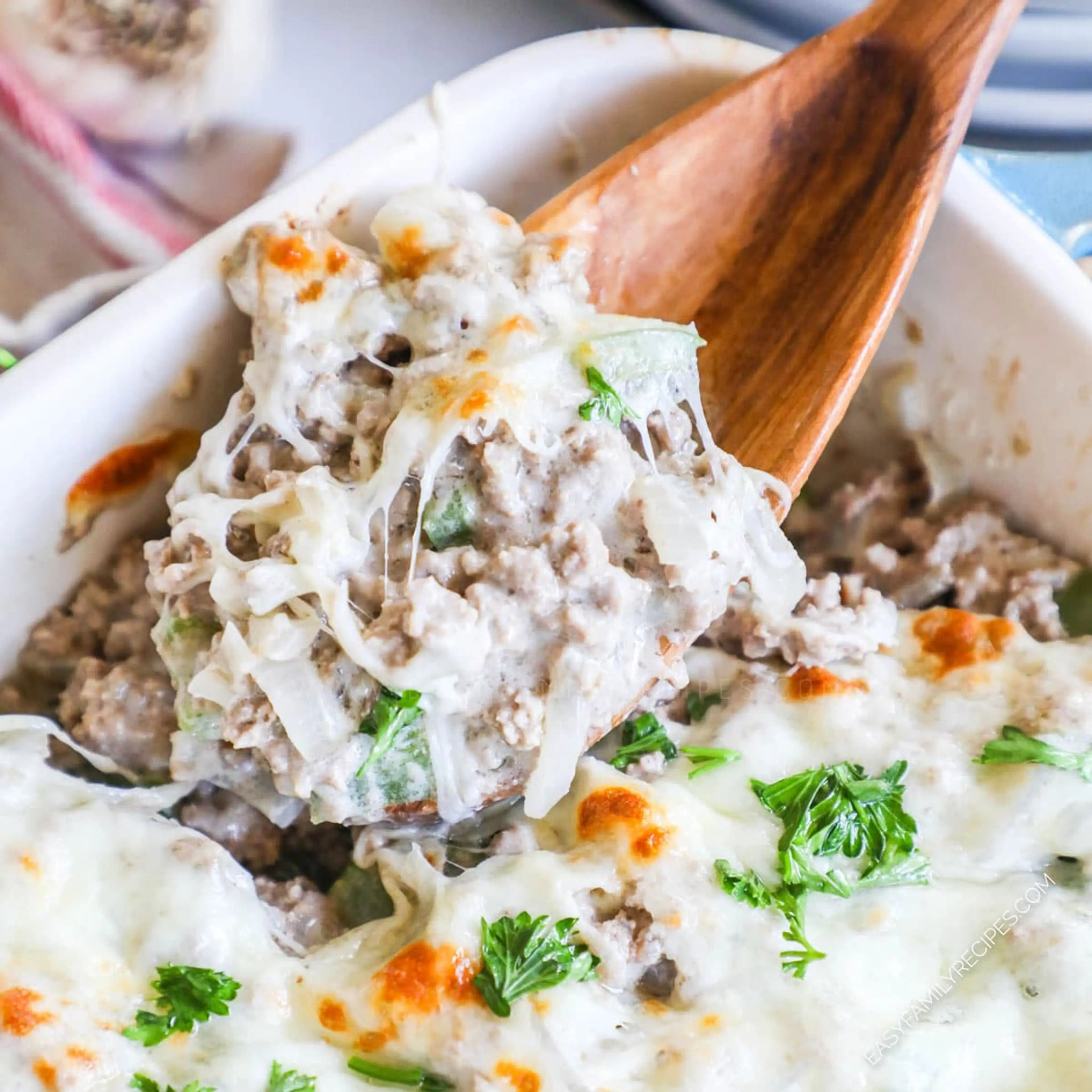 Philly Cheesesteak Casserole