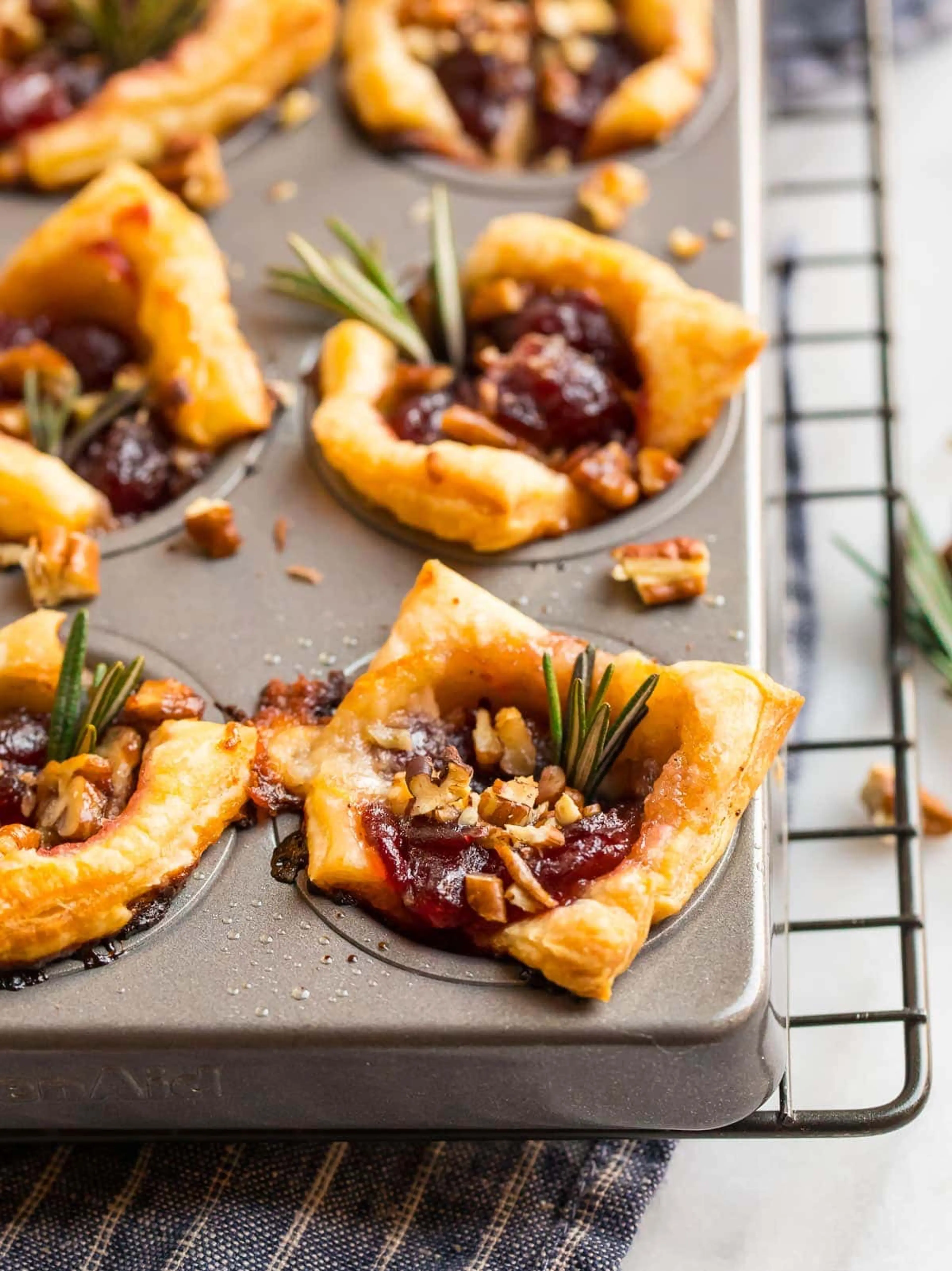 Brie Bites with Cranberry