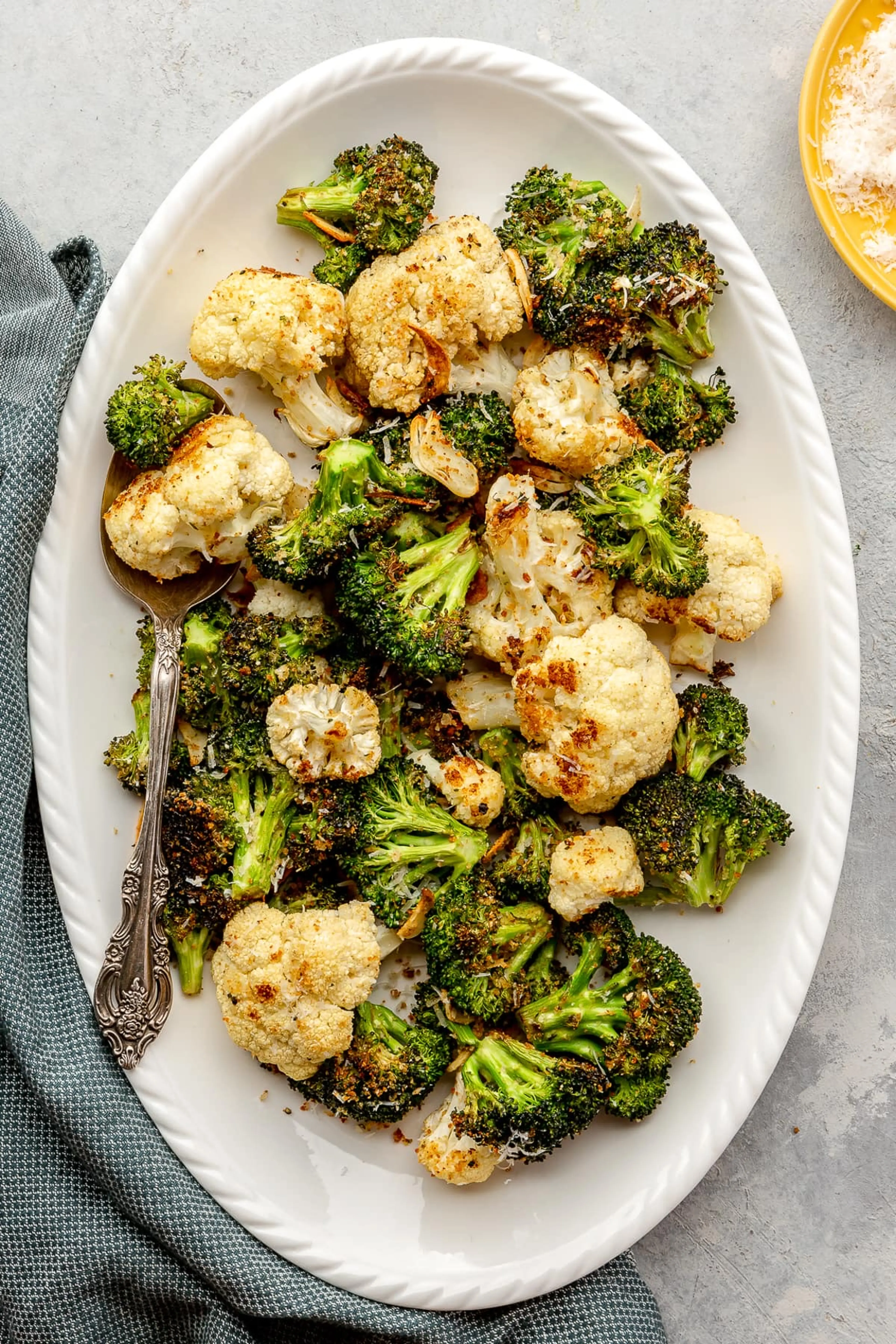 Roasted Broccoli and Cauliflower Recipe