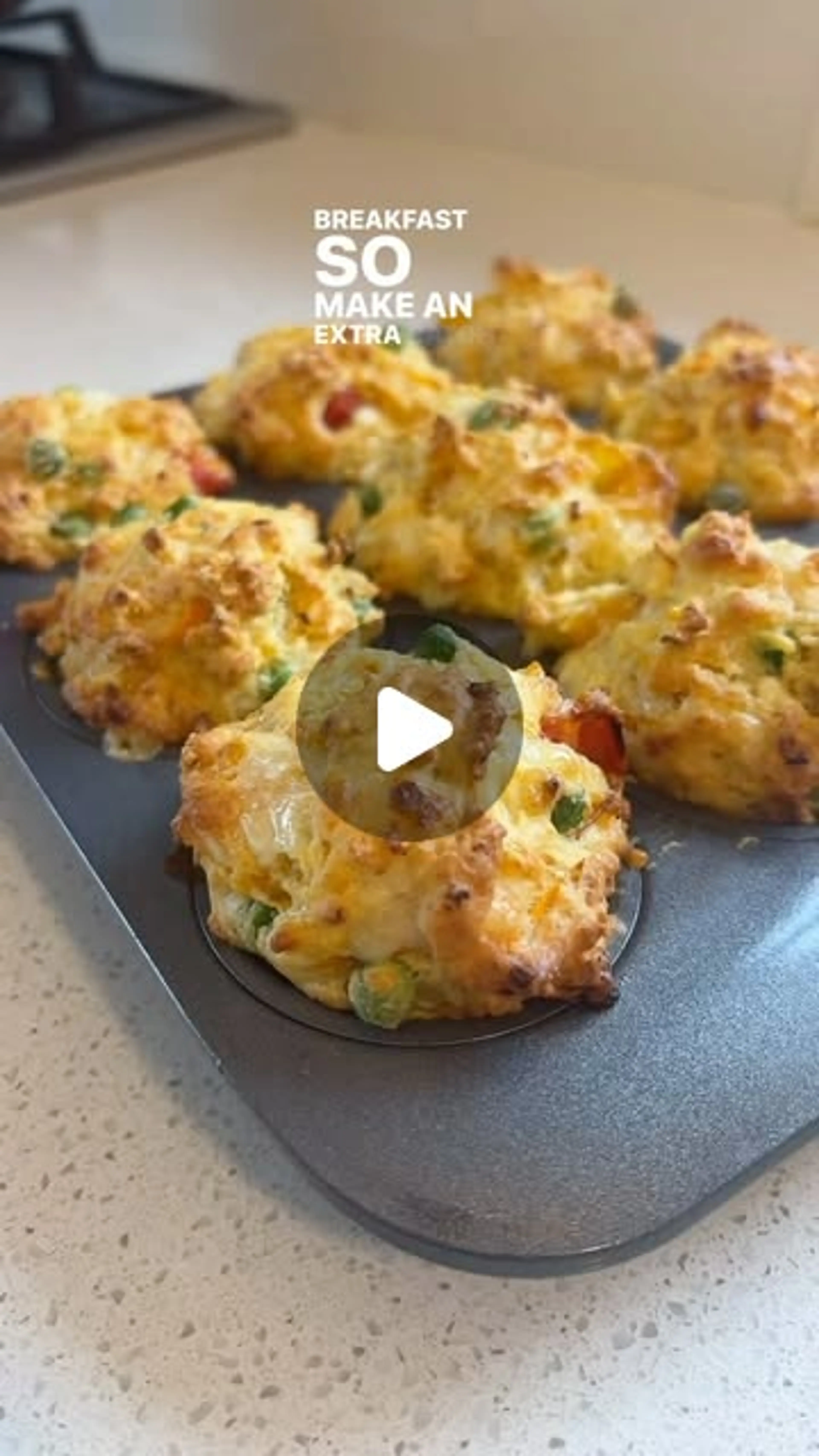 Cheese & Veggie Muffins That Are So Packed with Veggies We M