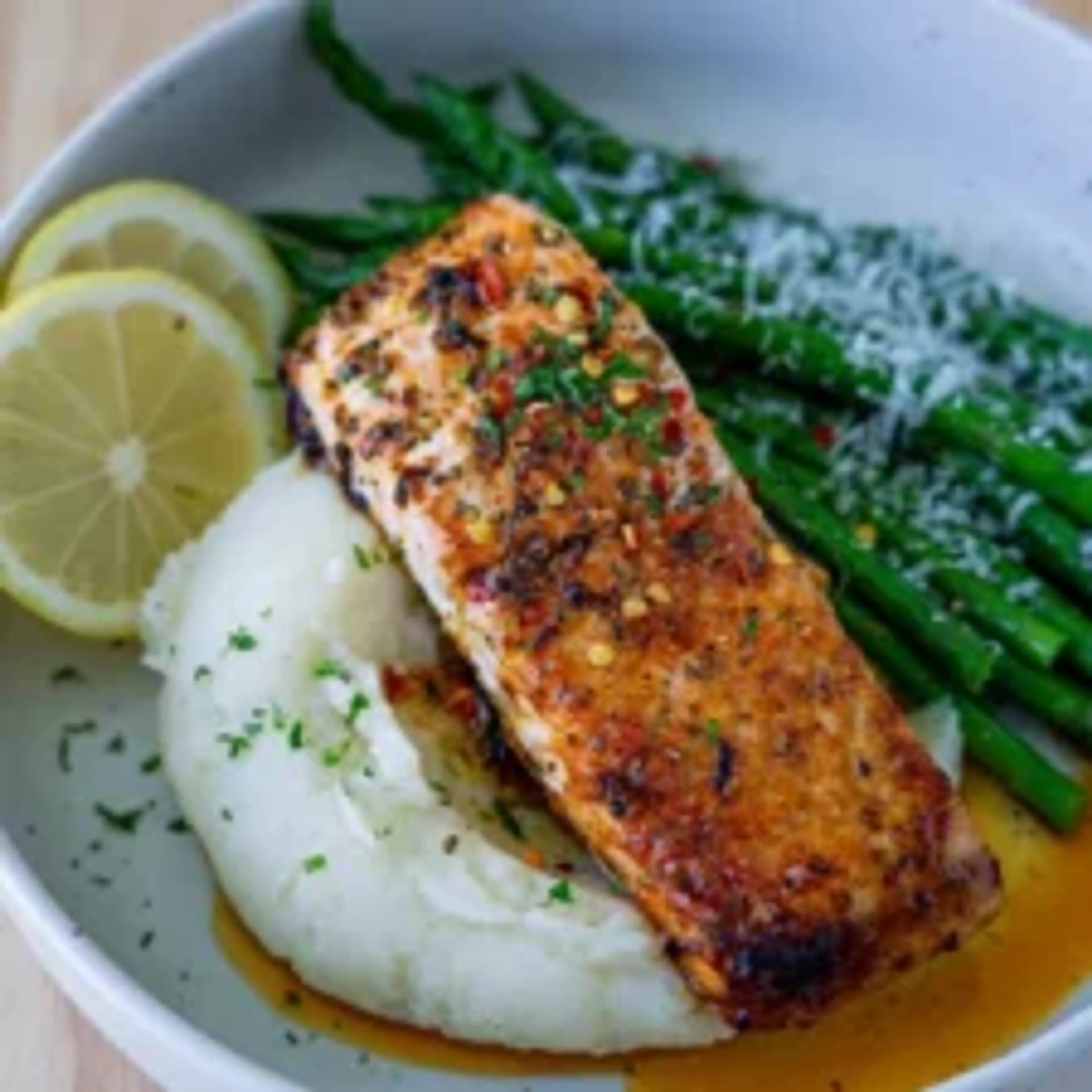 Baked Lemon Garlic Butter Salmon