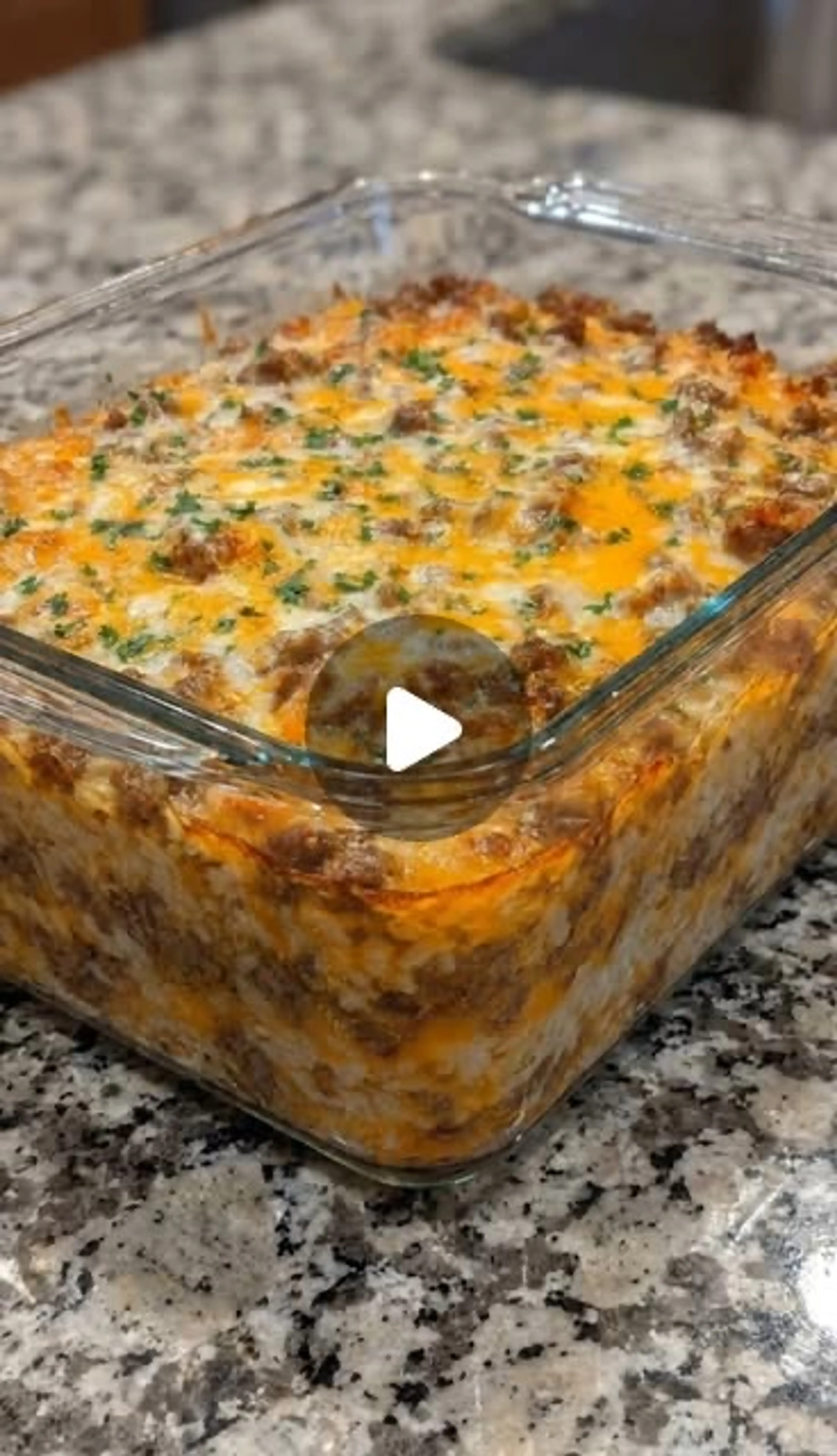 Cheesy Hamburger Rice Casserole