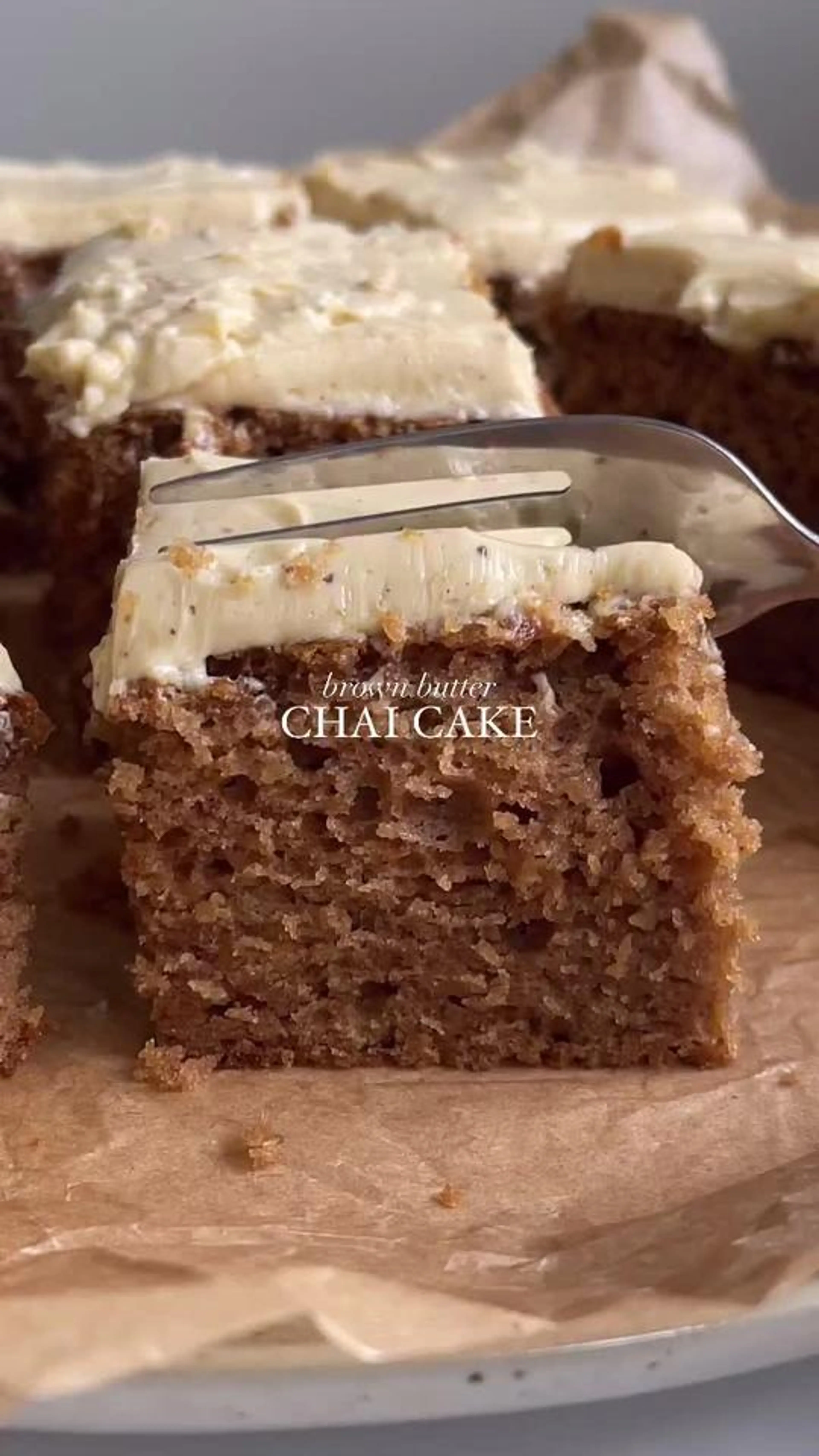 Viral Brown Butter Chai Cake