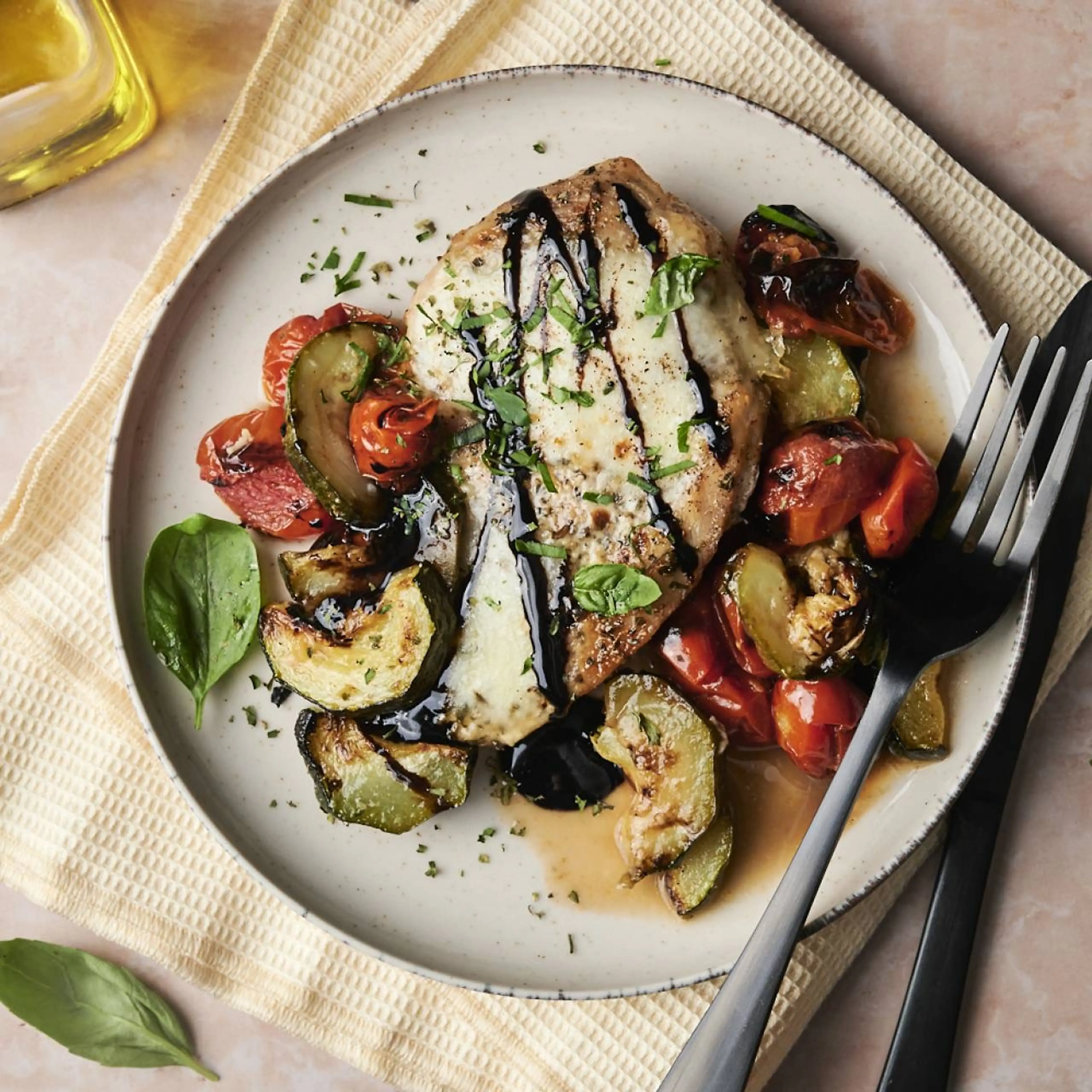 Sheet Pan Caprese Chicken