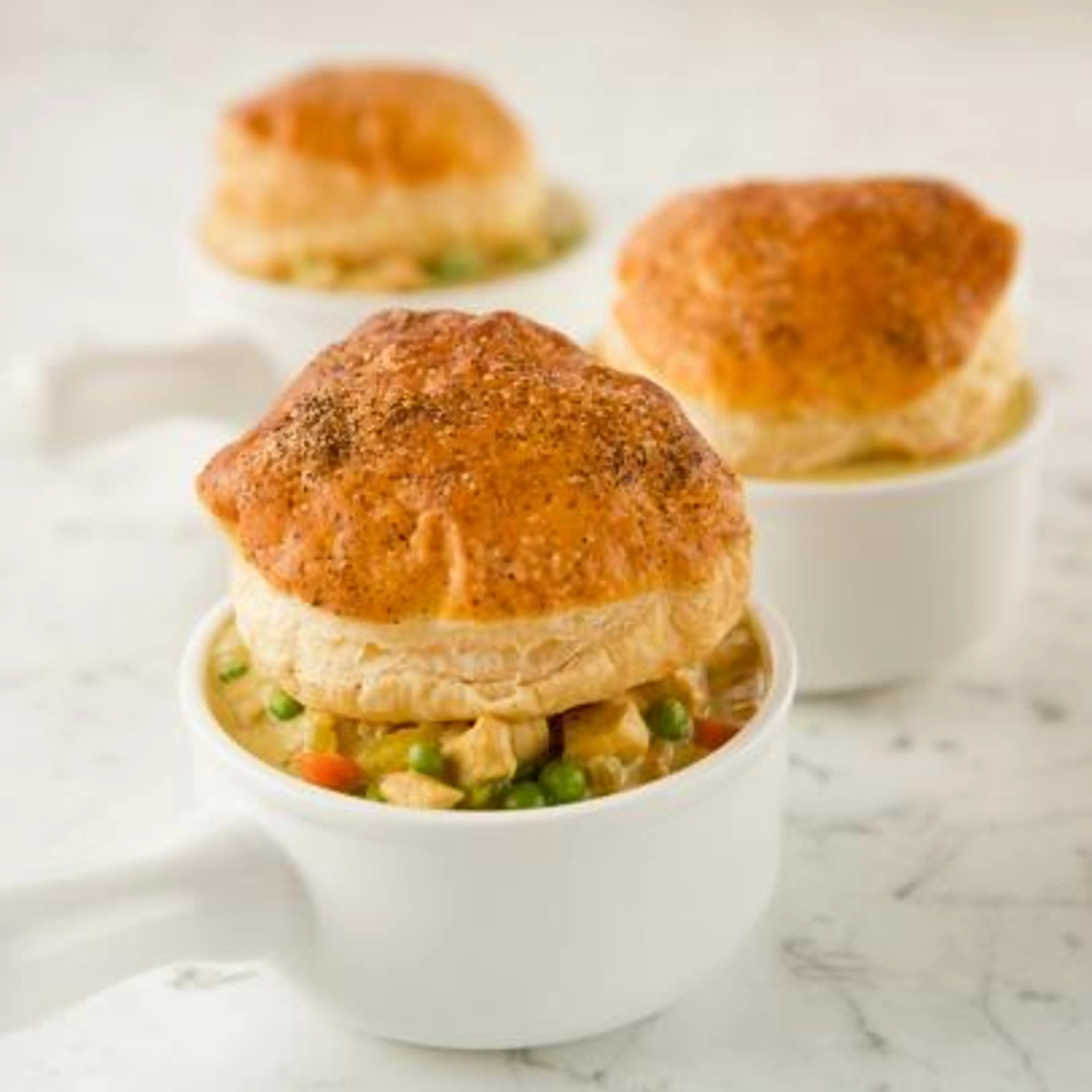 Deconstructed Chicken Pot Pie