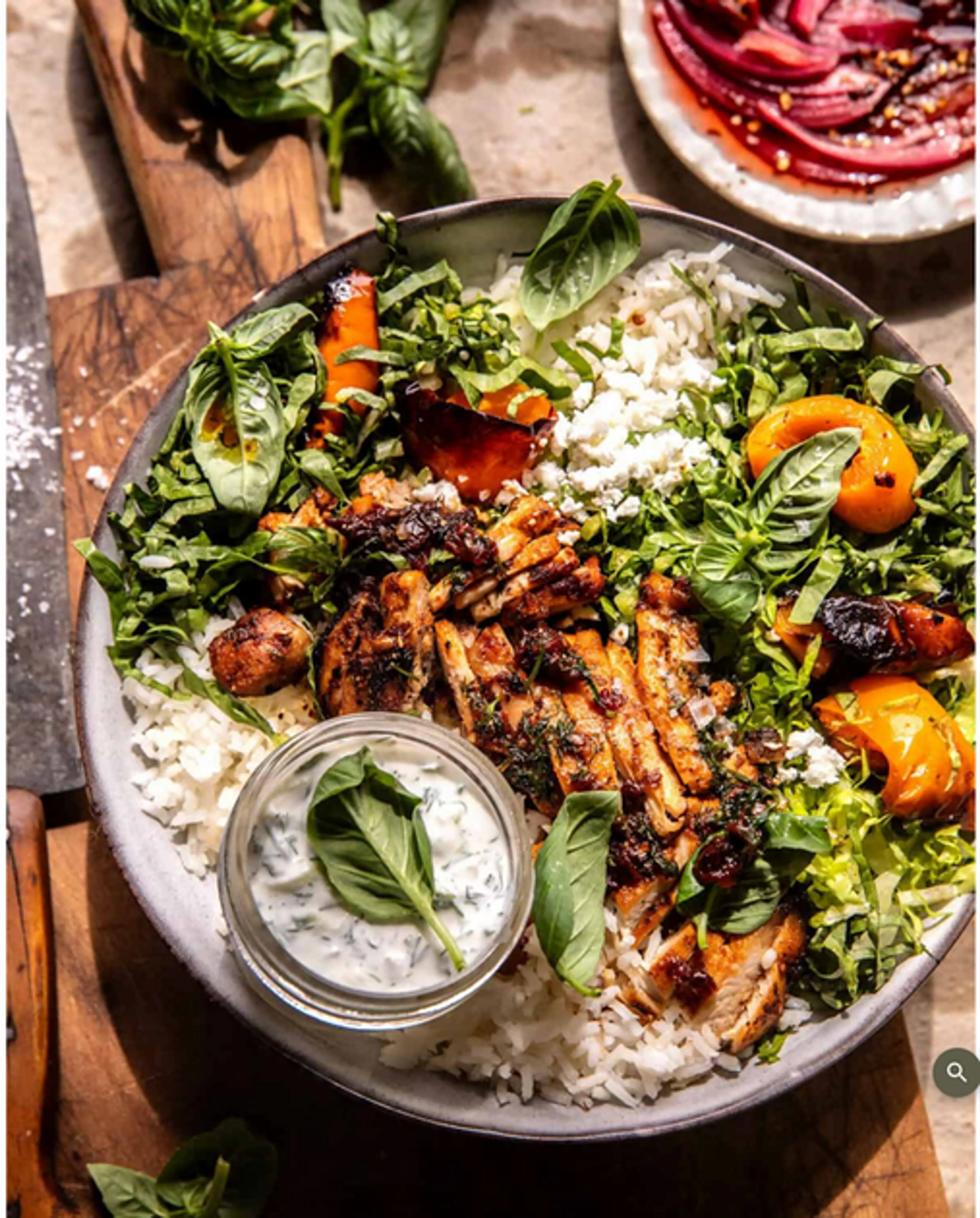 Sheet Pan Sun-Dried Tomato Chicken Bowls
