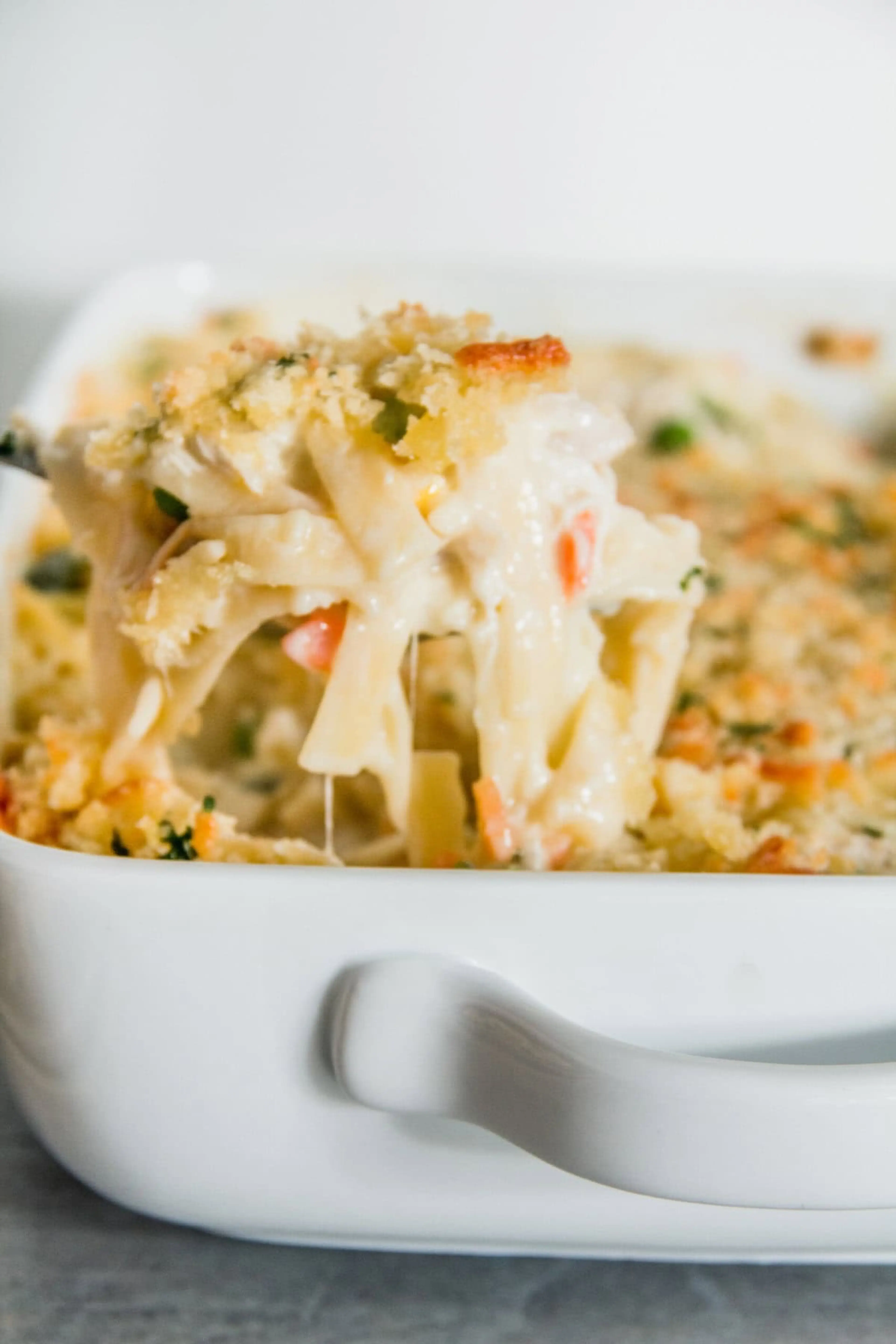 Cheesy Chicken Noodle Casserole