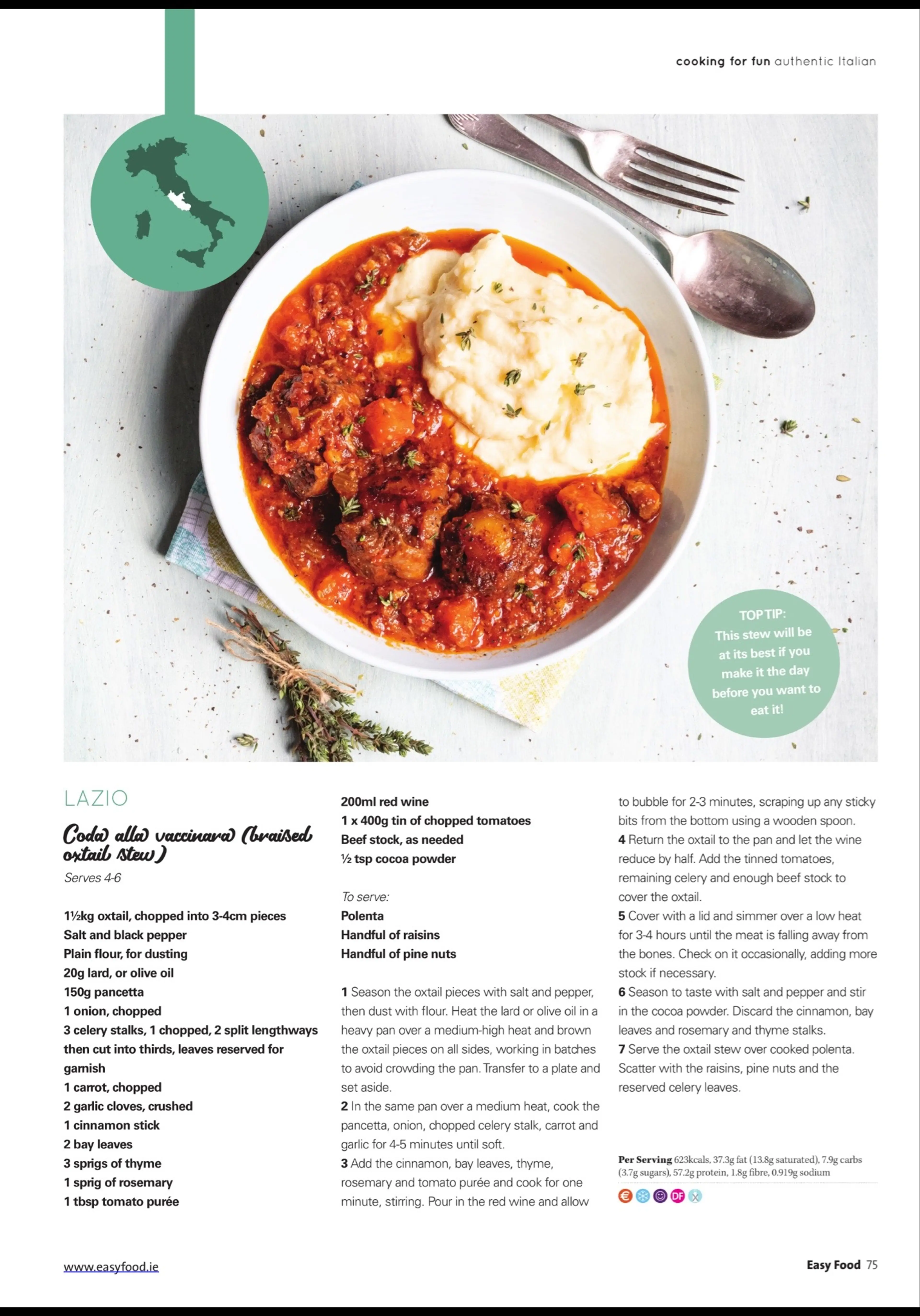 Braised Oxtail Stew