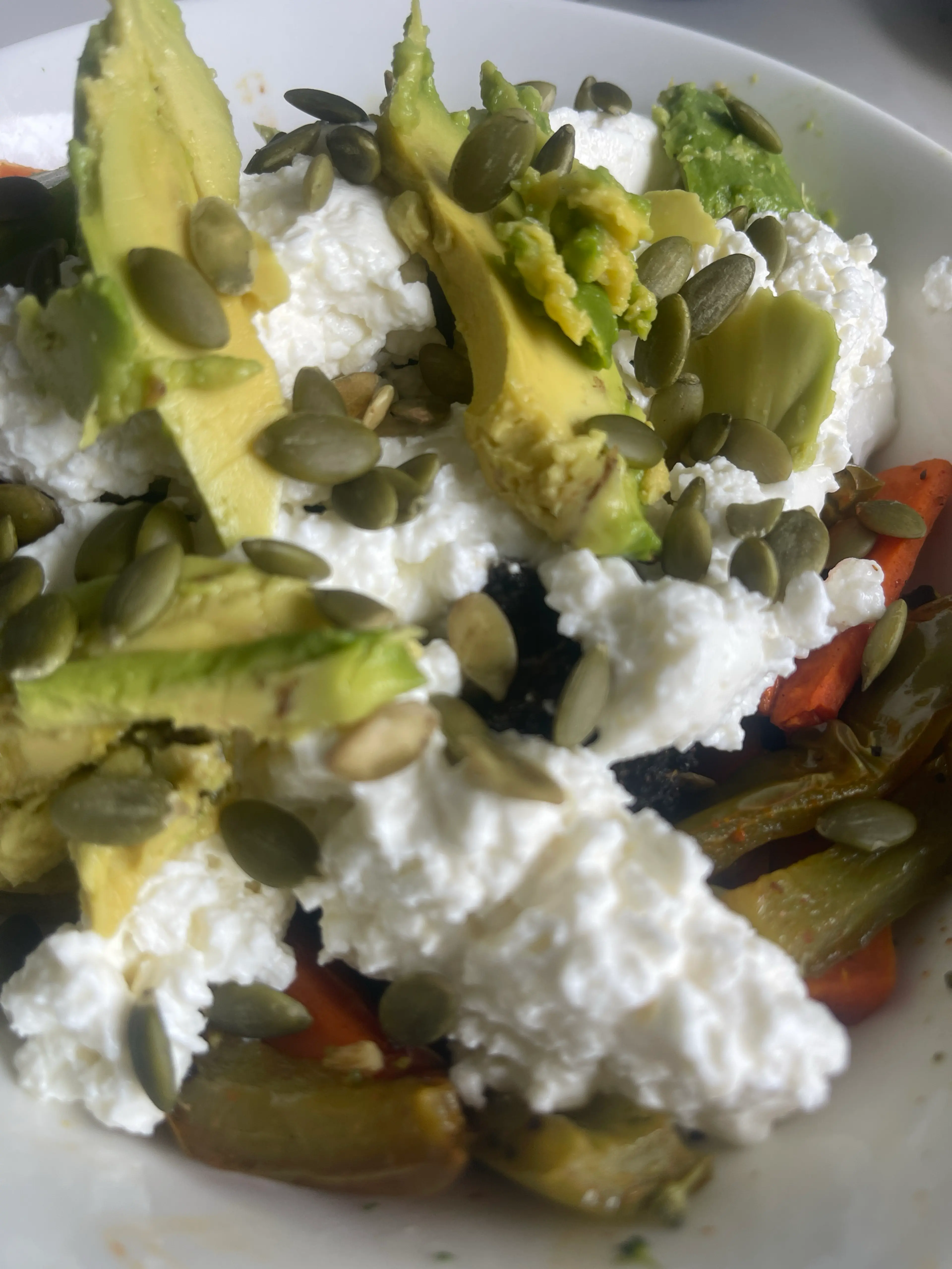 Cottage Cheese & Roast Veg Plate