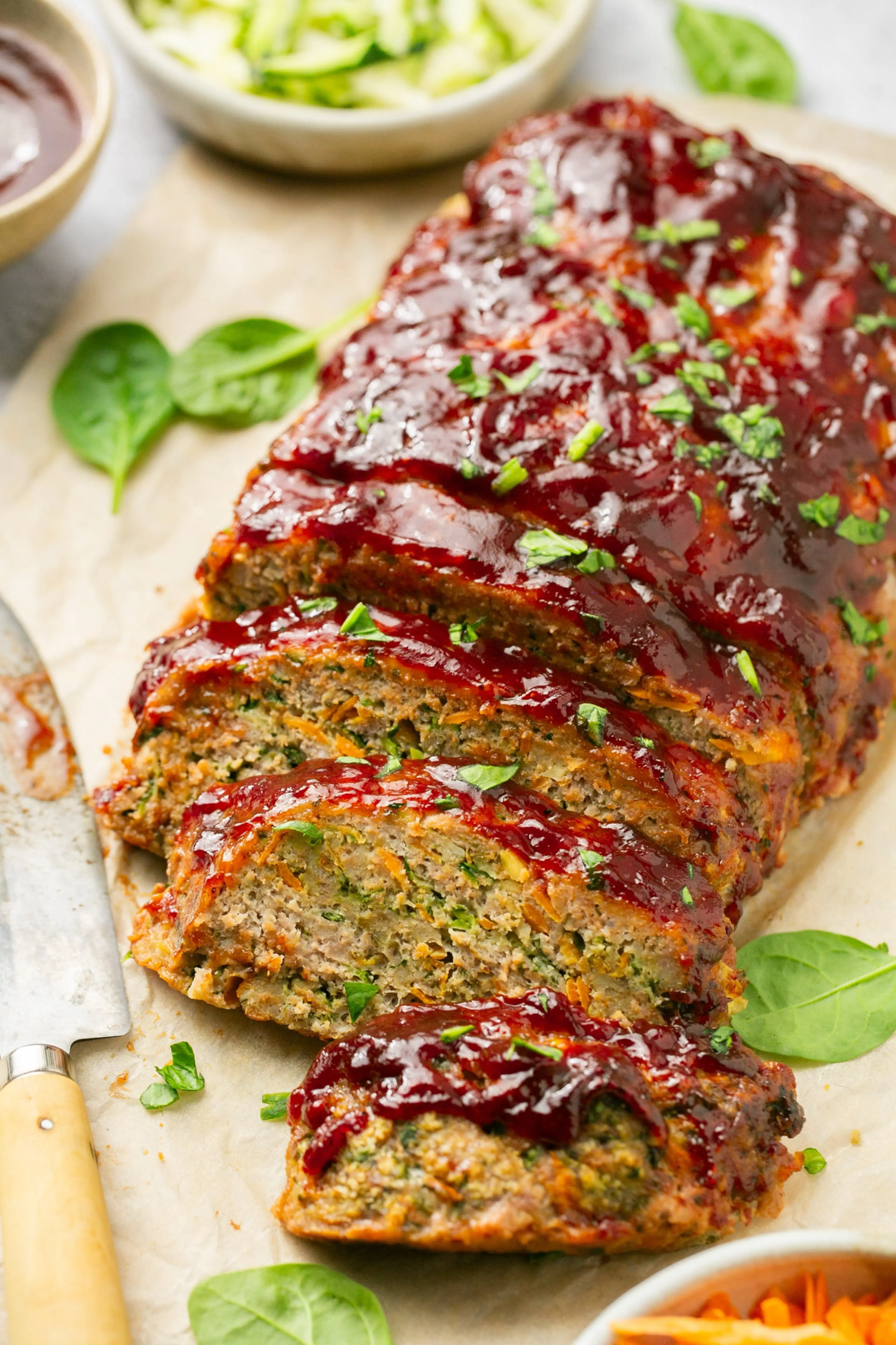 Moist Turkey Meatloaf (with 3 added veggies!)