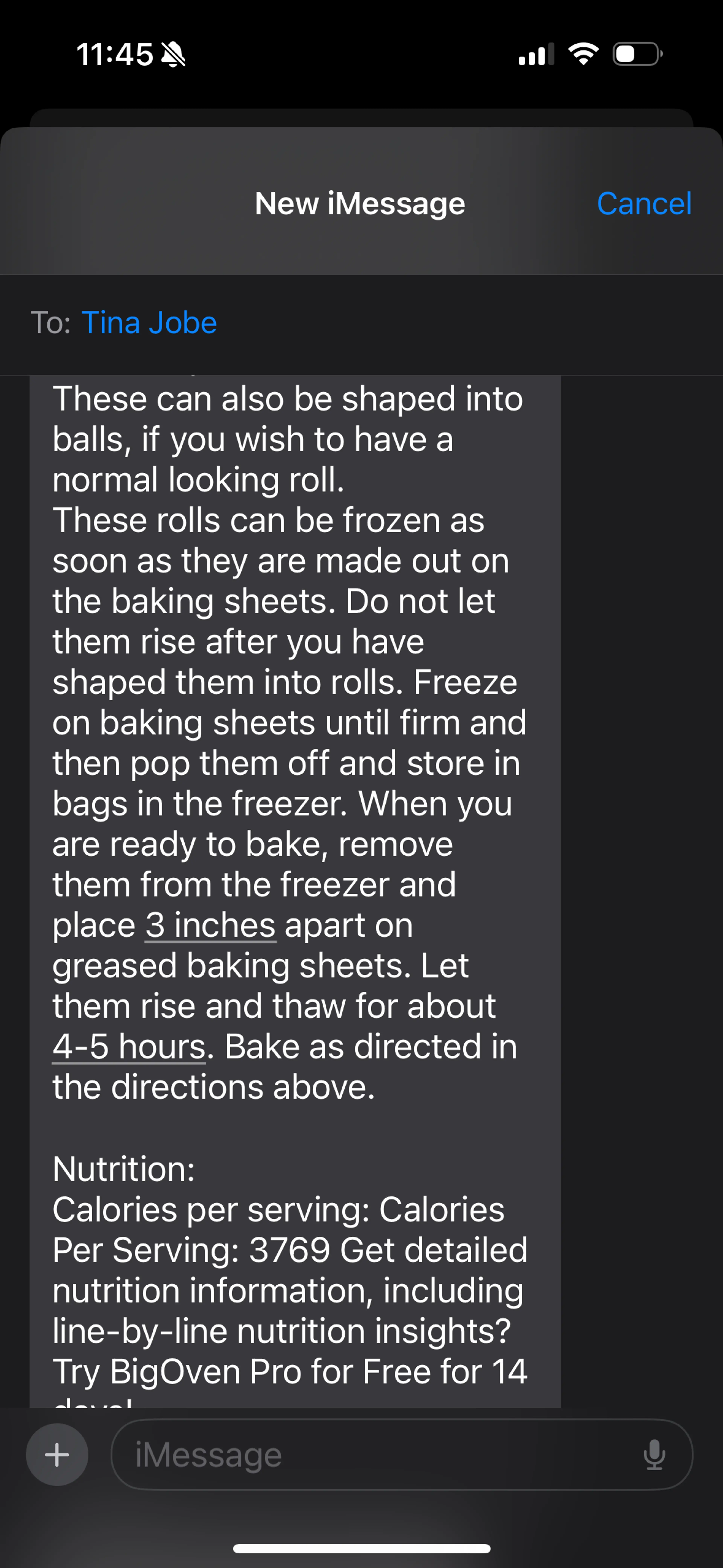 Dinner Rolls - Aunt Tina’s