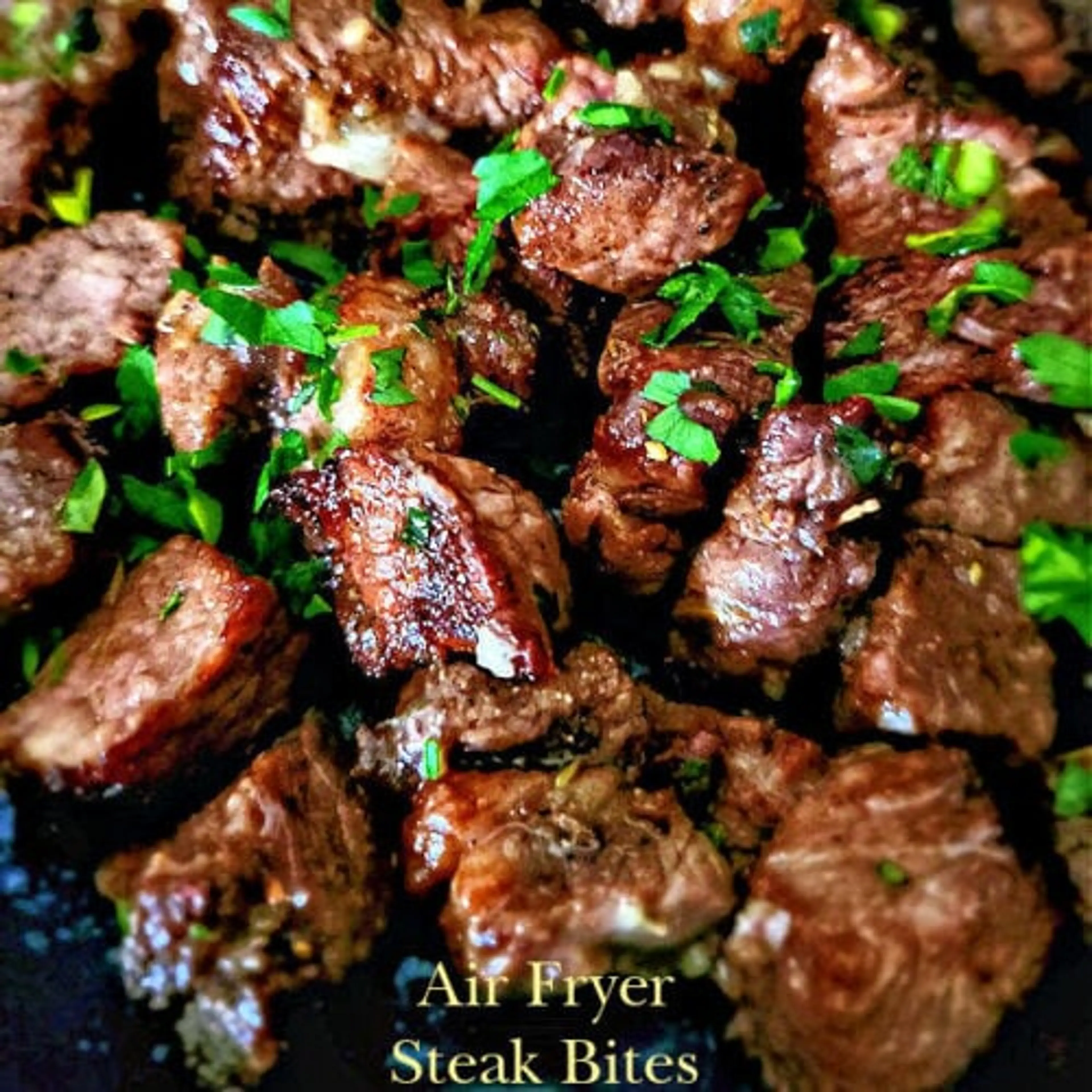 Garlic Butter Air Fryer Bites