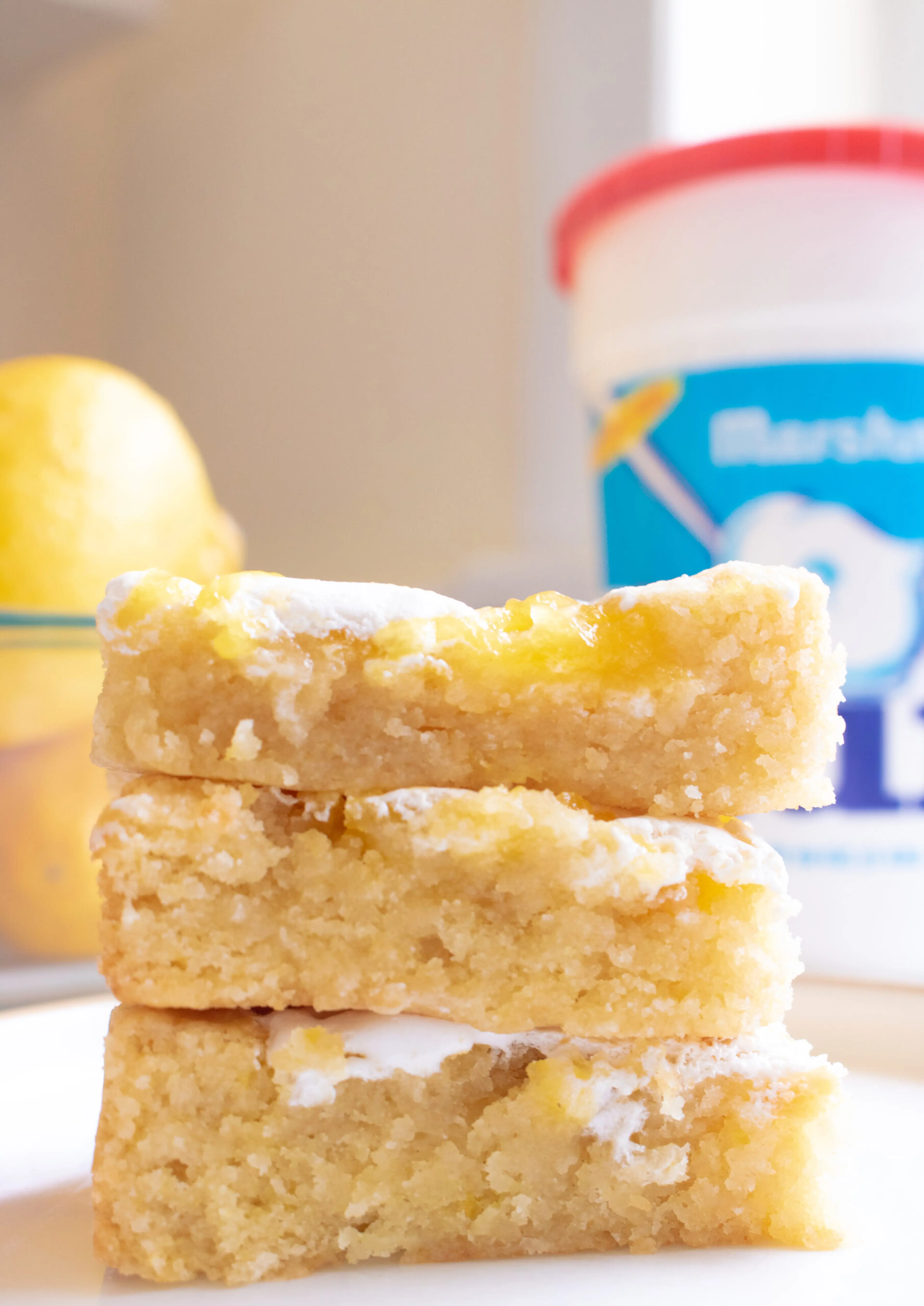 Lemon Swirl Sugar Cookie Bars