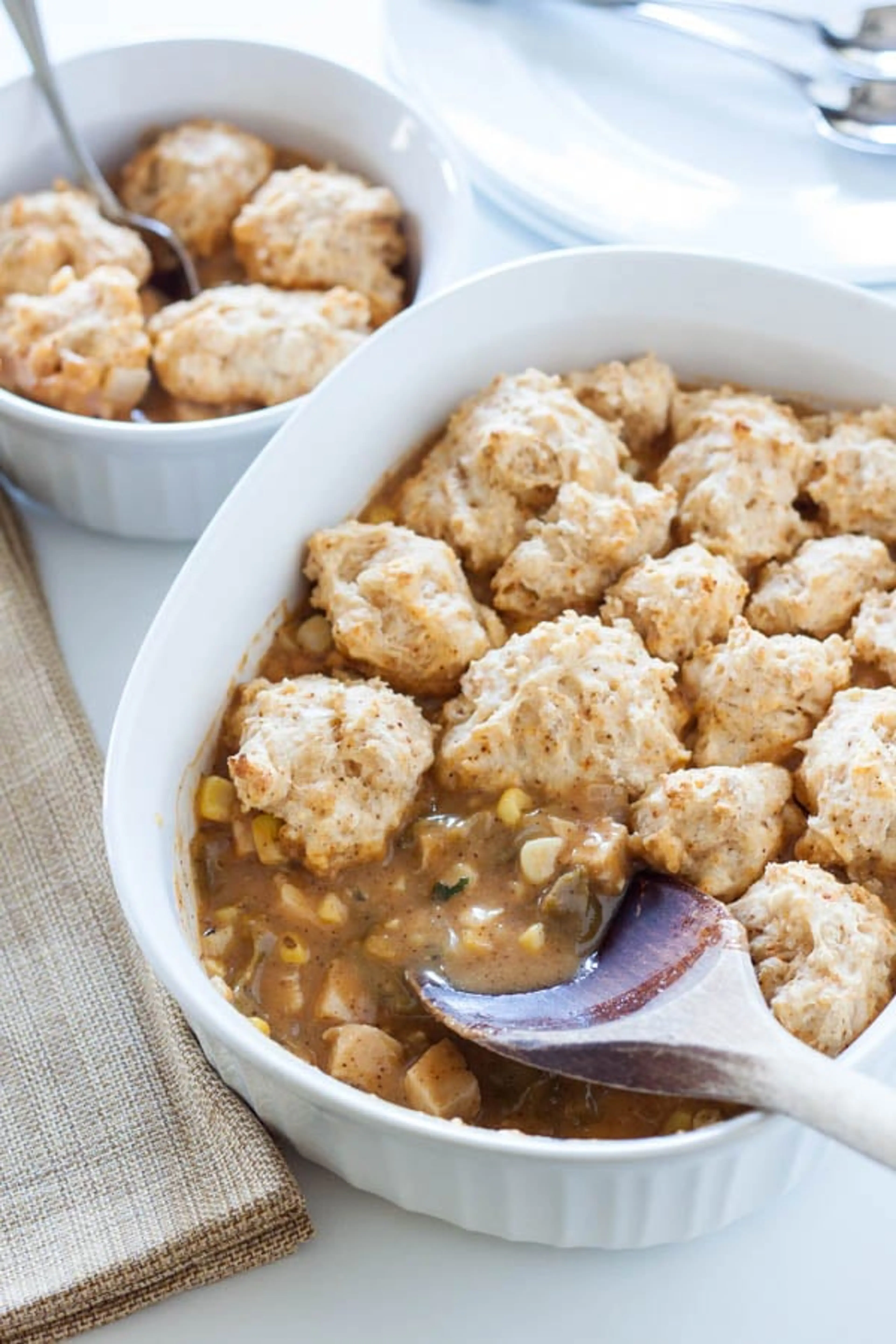 Green Chile Chicken Pot Pie