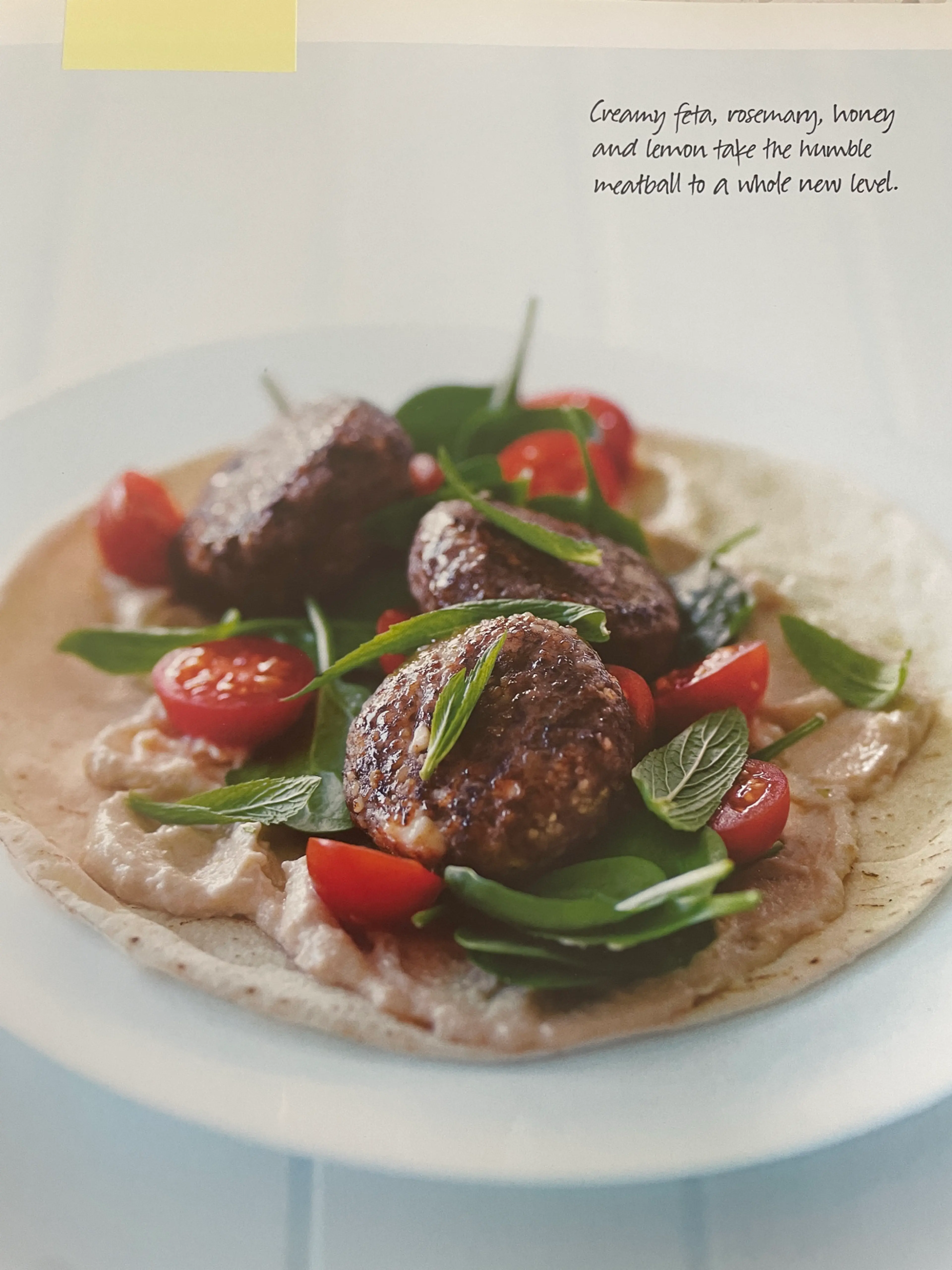 Greek-inspired lamb meatballs