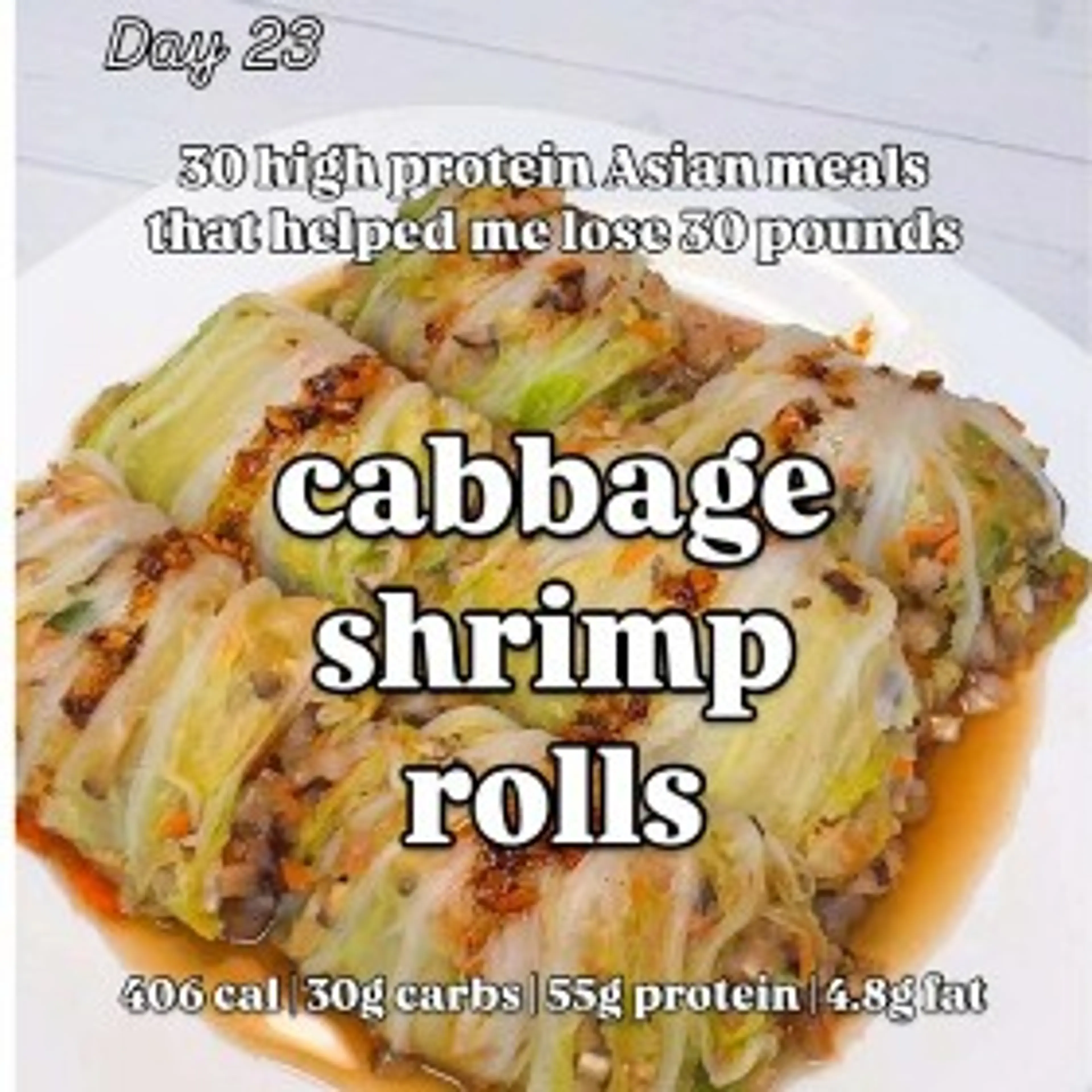 Cabbage Shrimp Rolls
