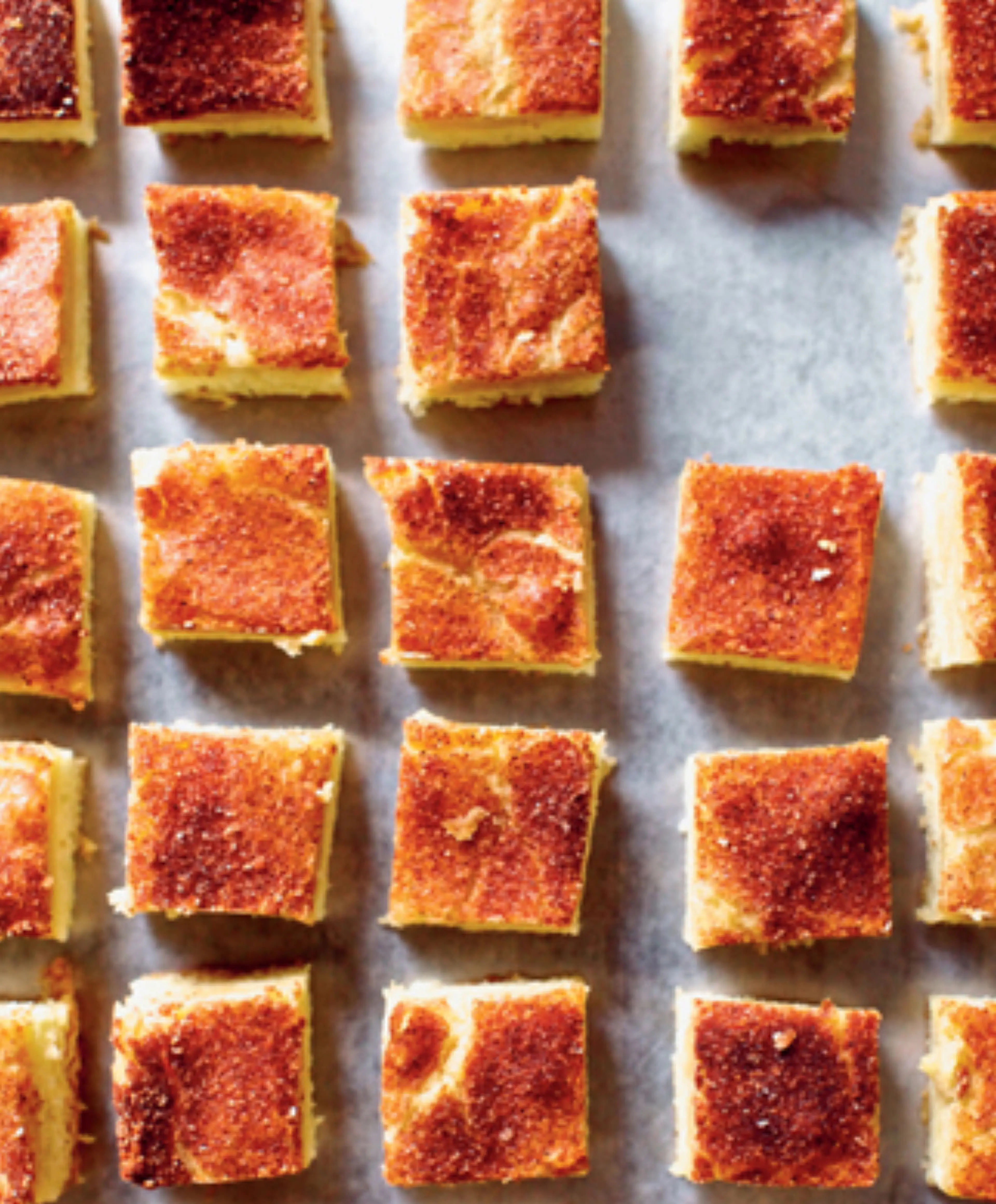 gooey cinnamon squares