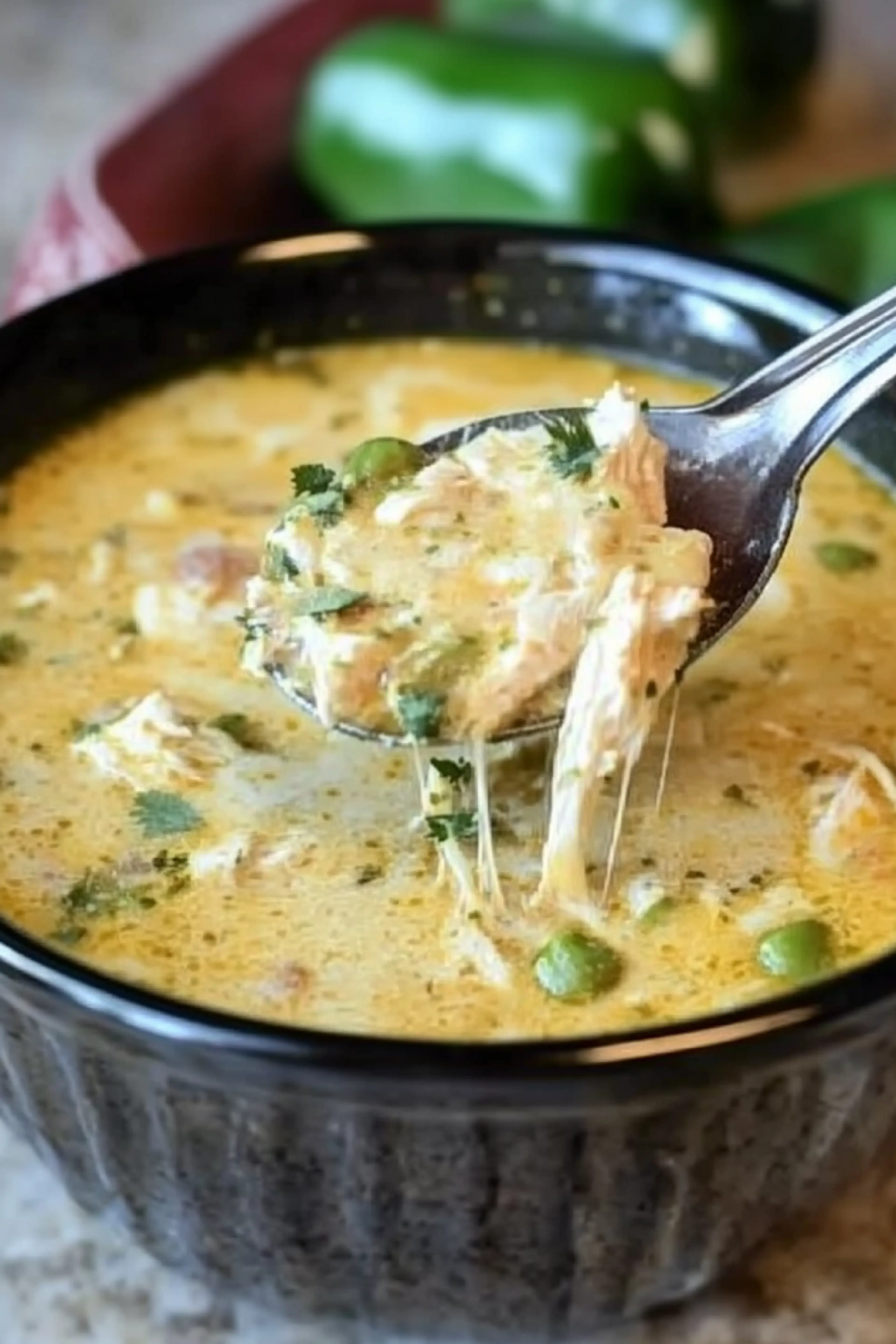 Crock Pot Green Enchilada Chicken Soup