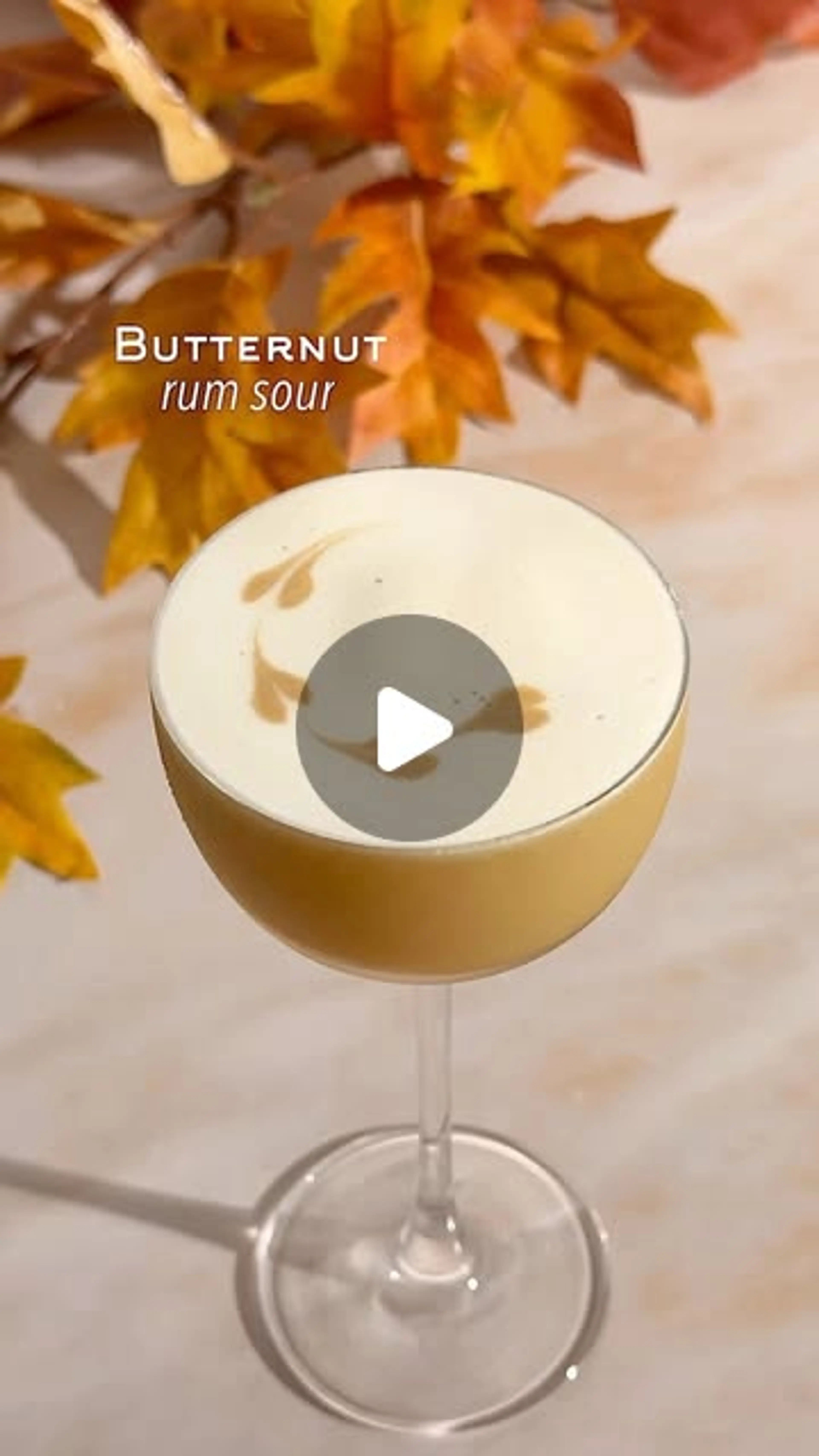 Butternut Squash Rum Sour