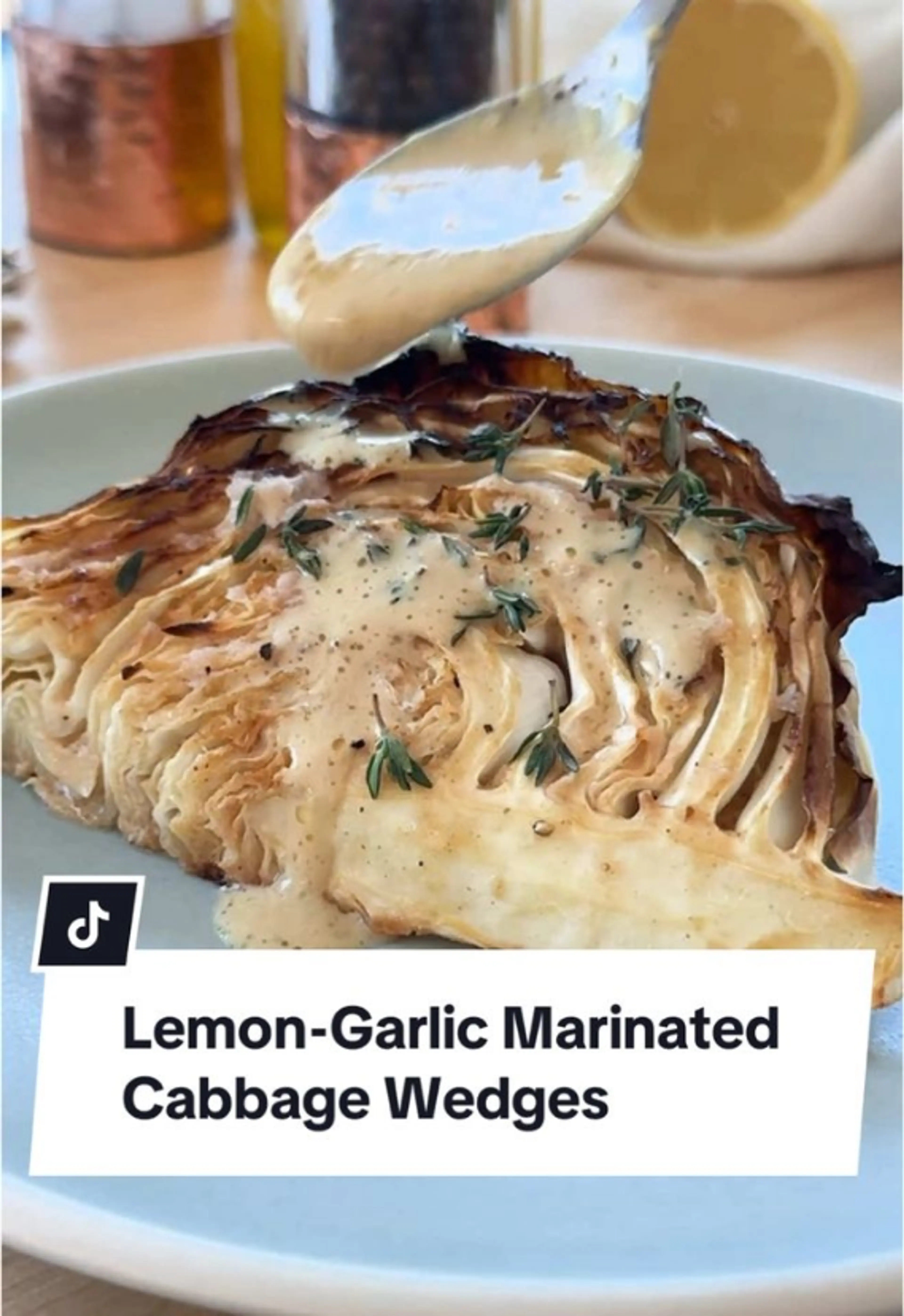 Roasted Cabbage Wedges