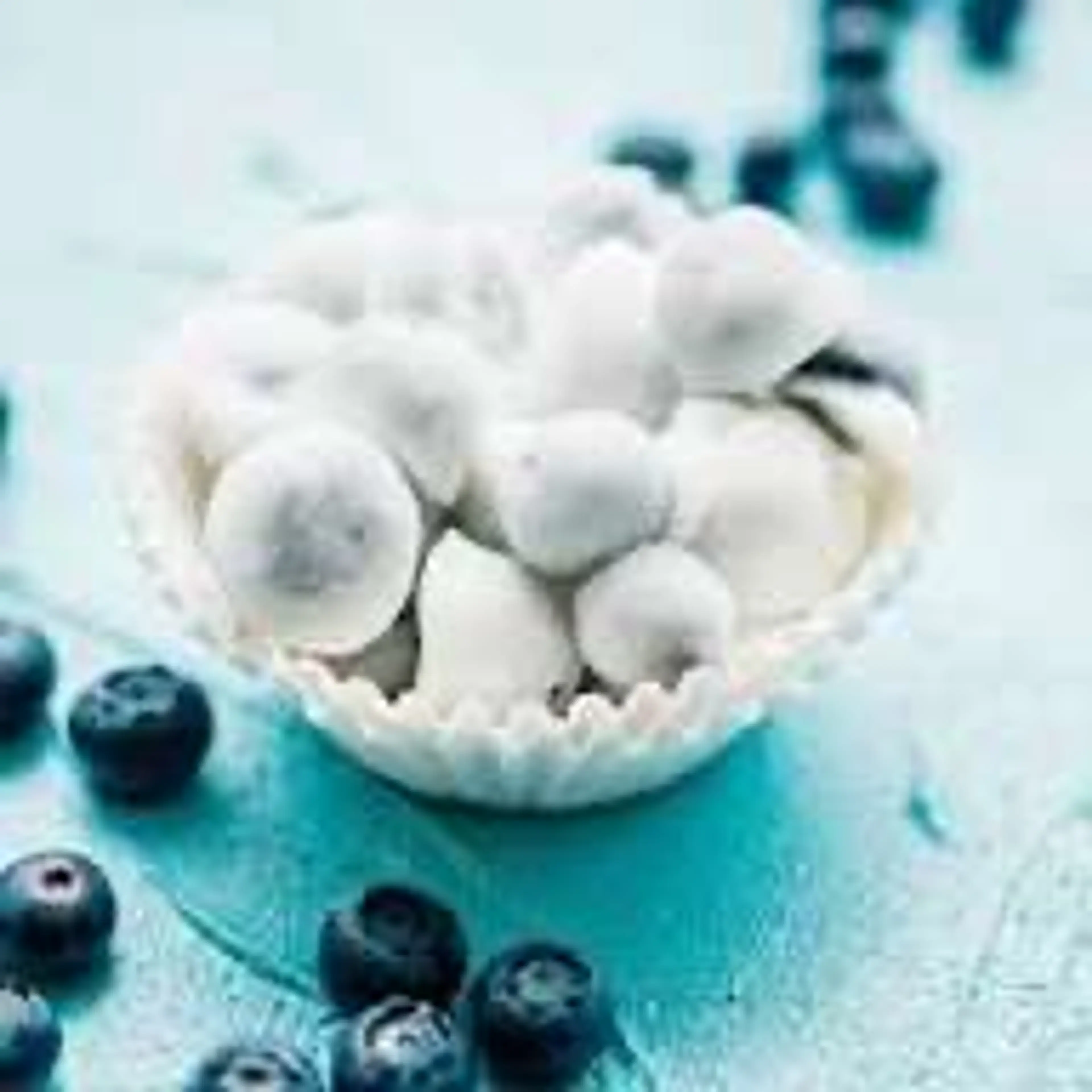 Frozen Yoghurt Blueberries