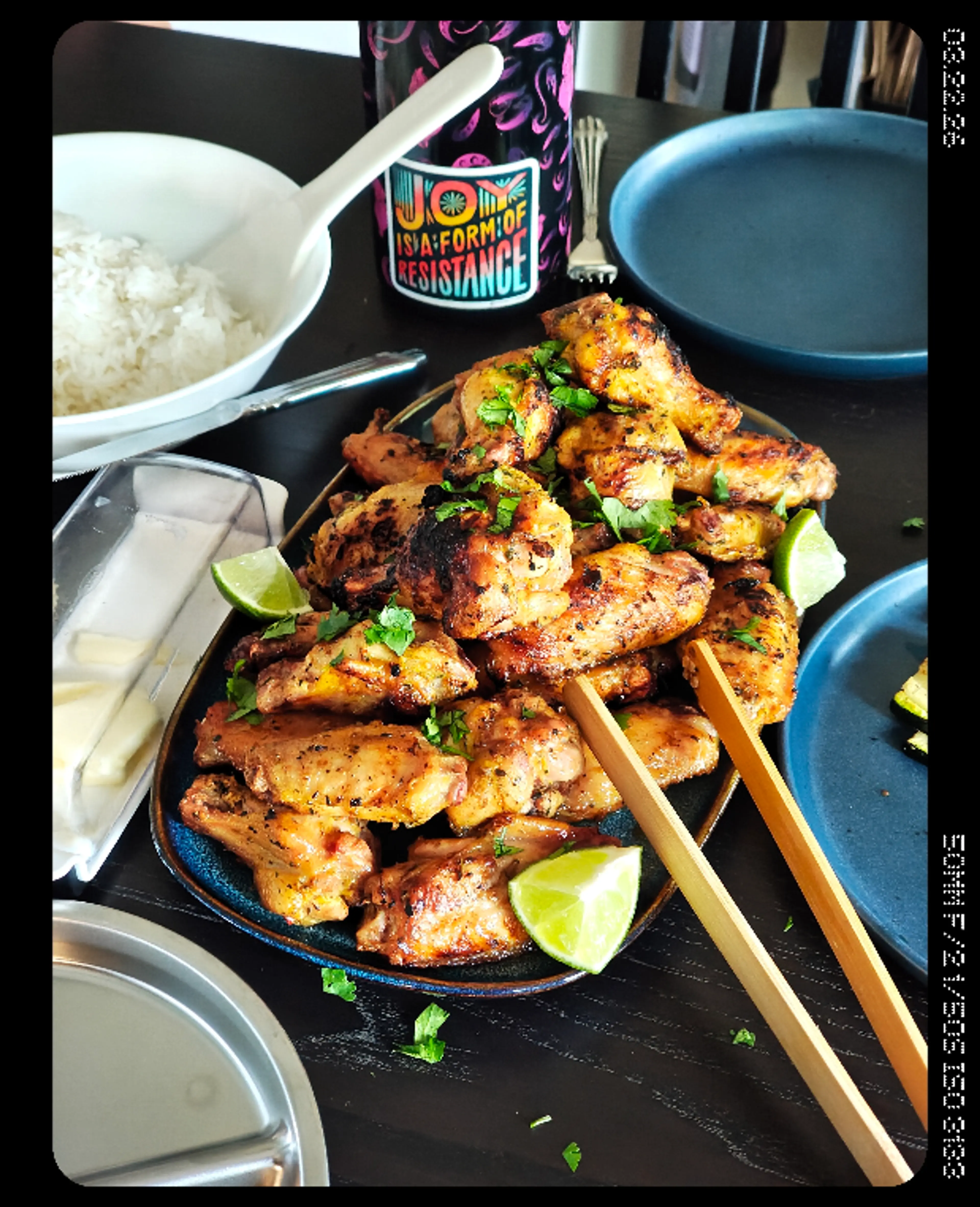 Cilantro Lime Chicken Wings