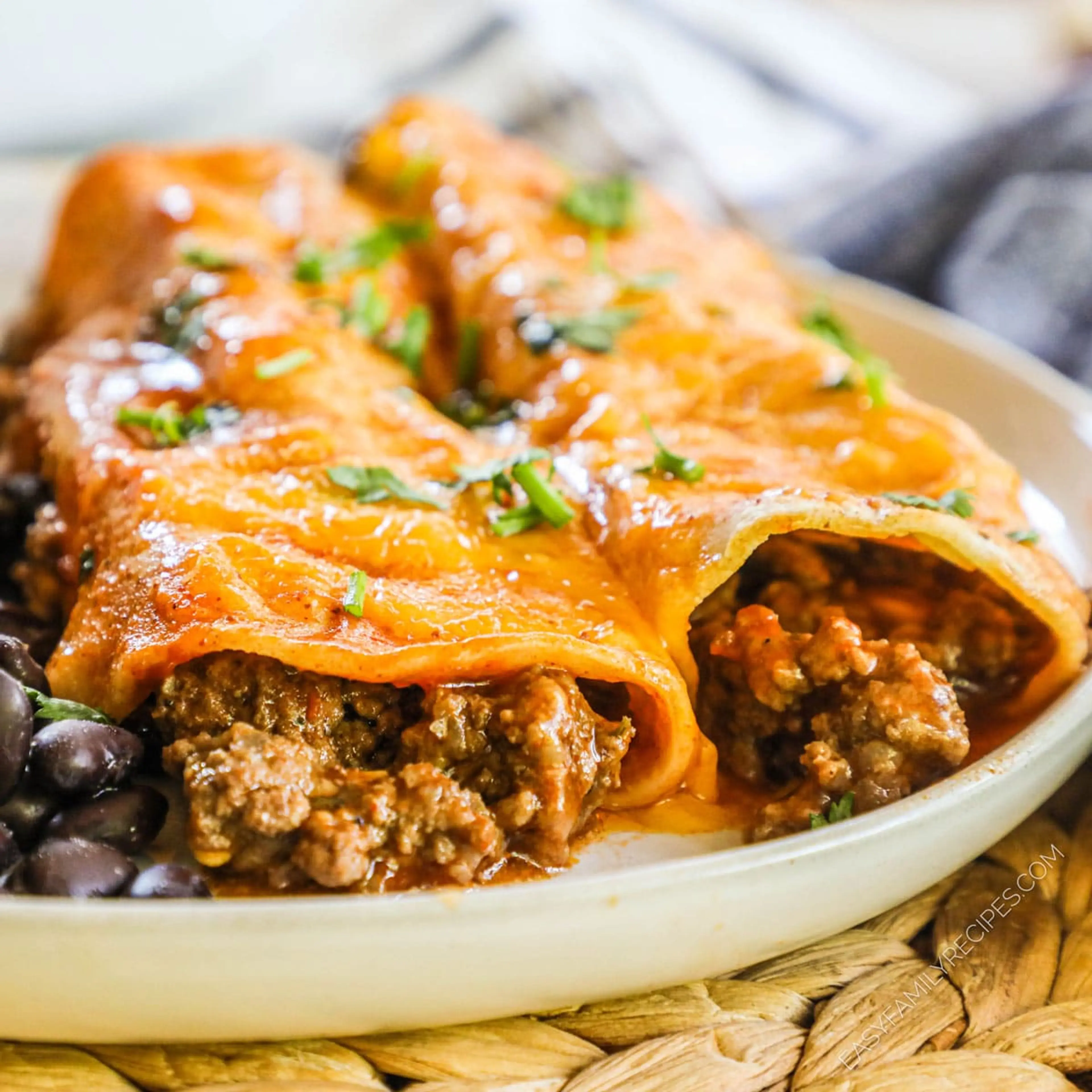 Ground Beef Enchiladas