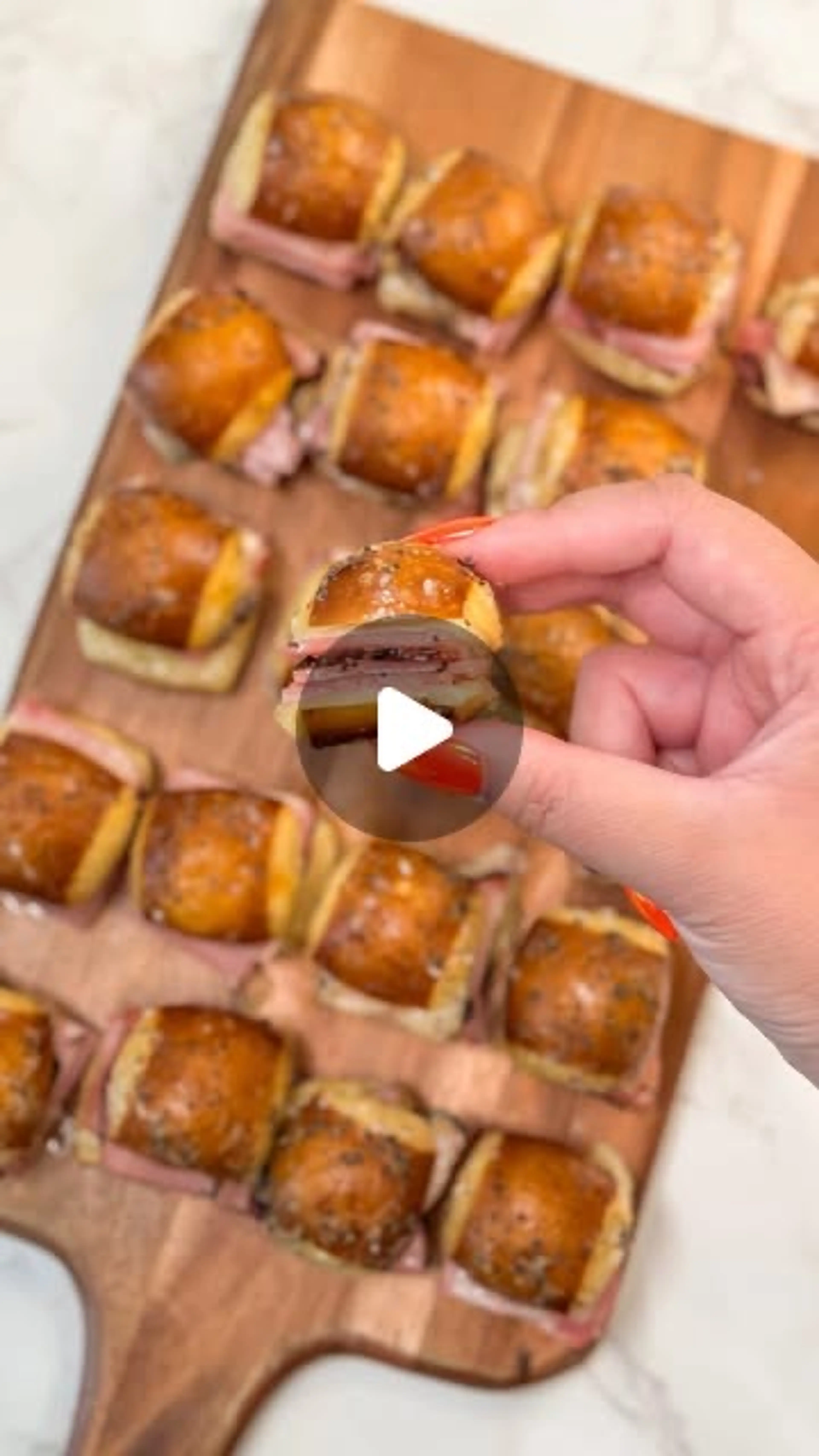 Mini Ham & Swiss Bites