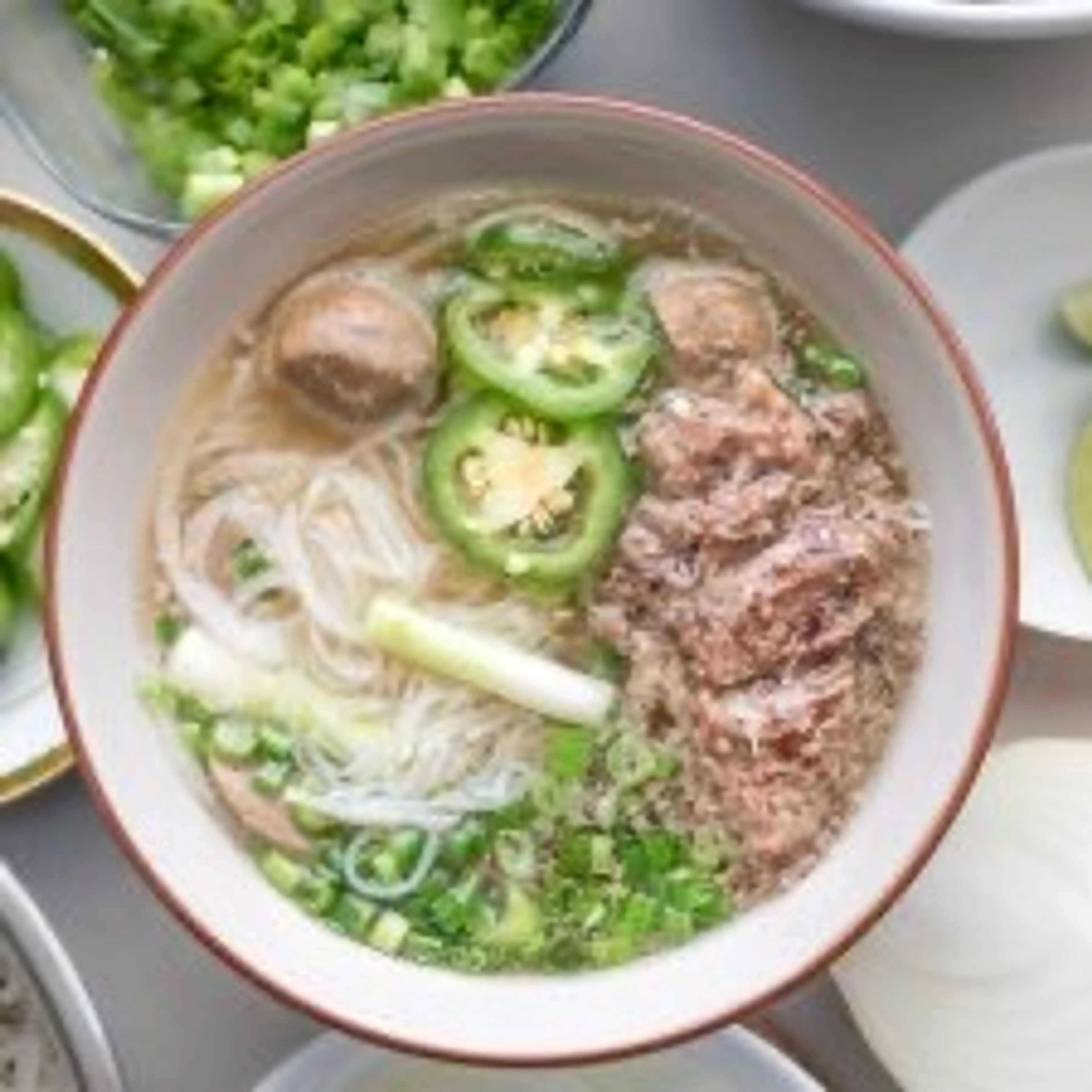 Pho Vietnamese Instant Pot Beef Noodle Soup with Oxtail (Phở