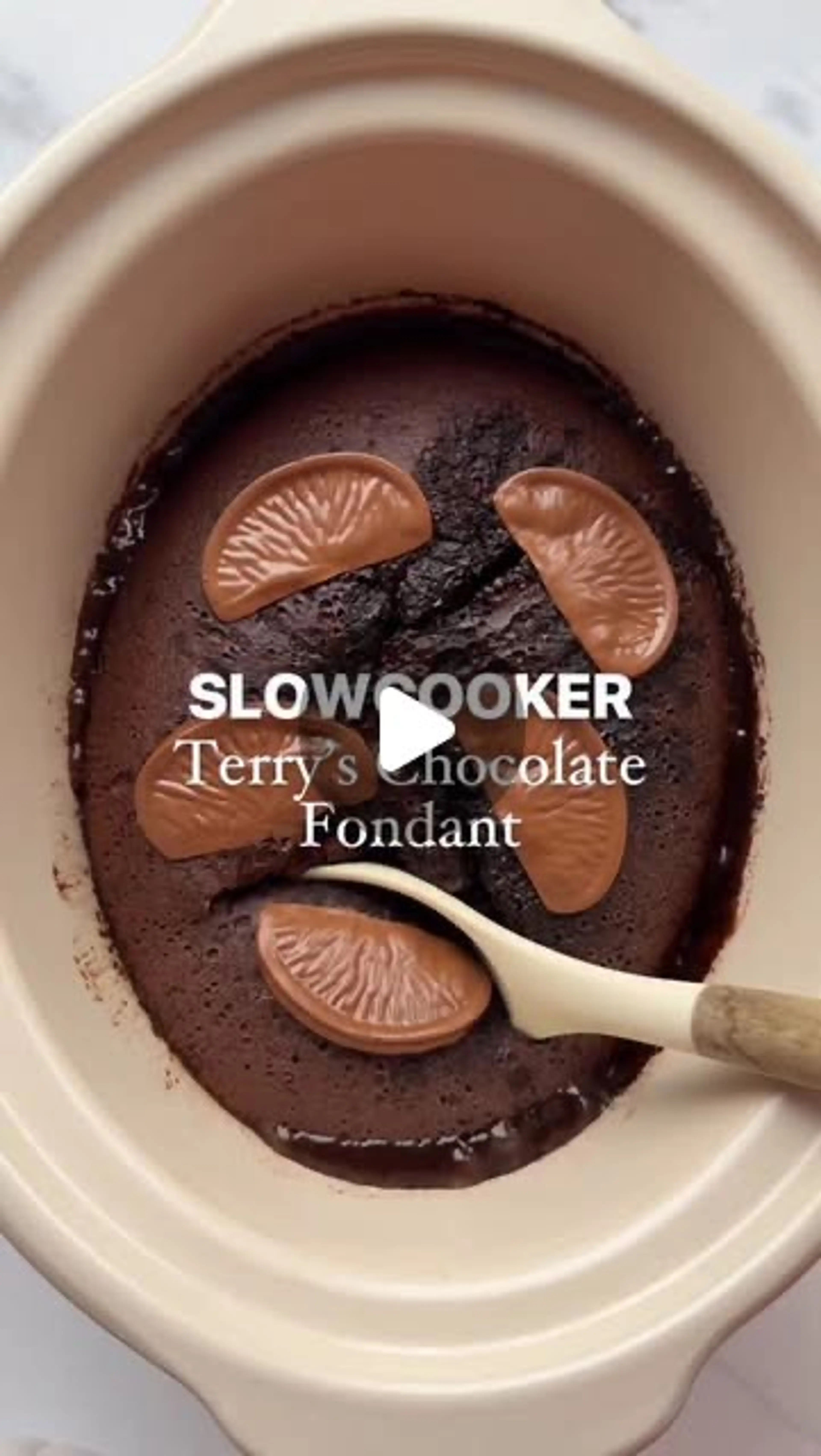 Slowcooker Terry’s Chocolate Fondant
