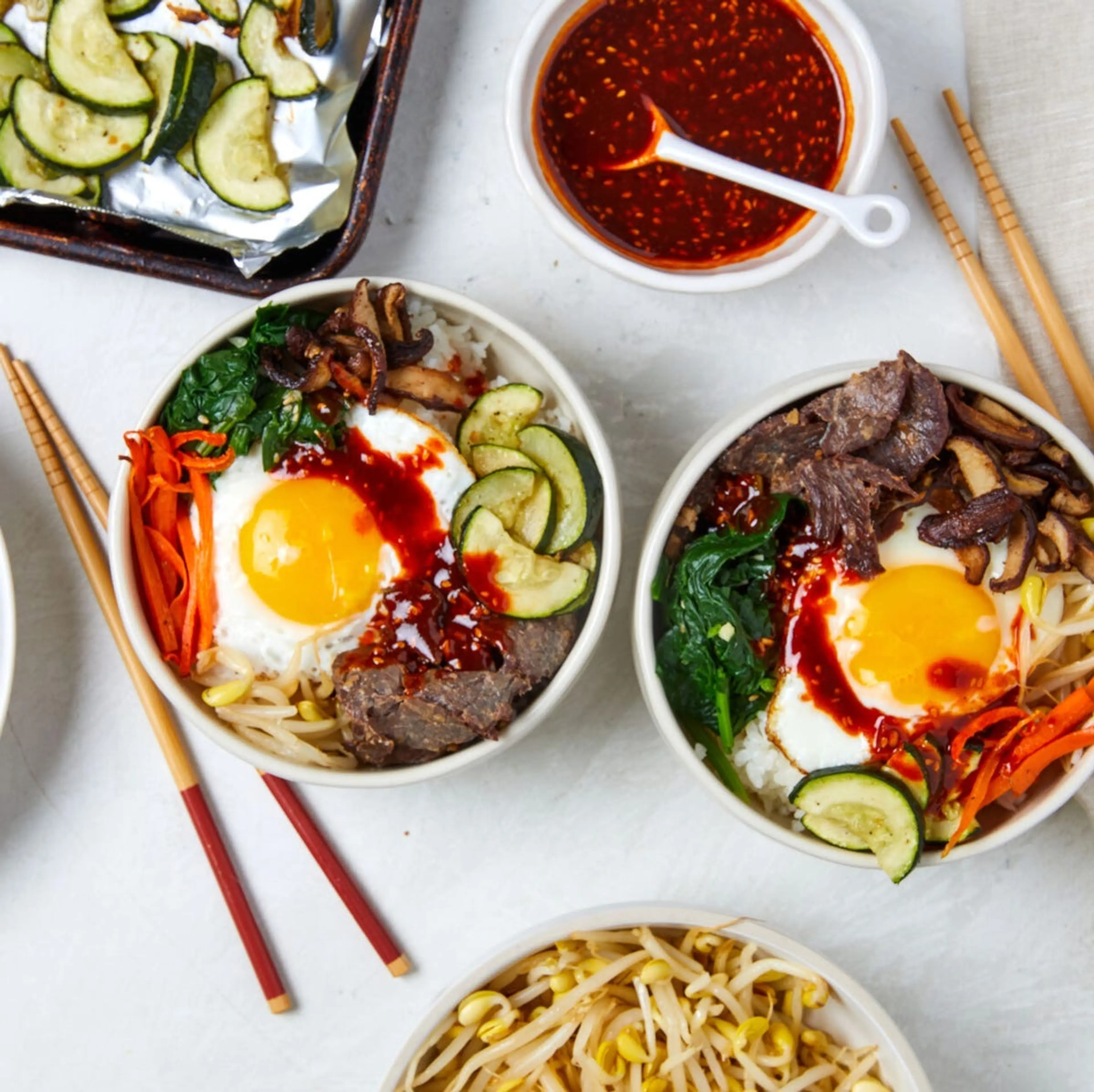 Sheet Pan Bibimbap