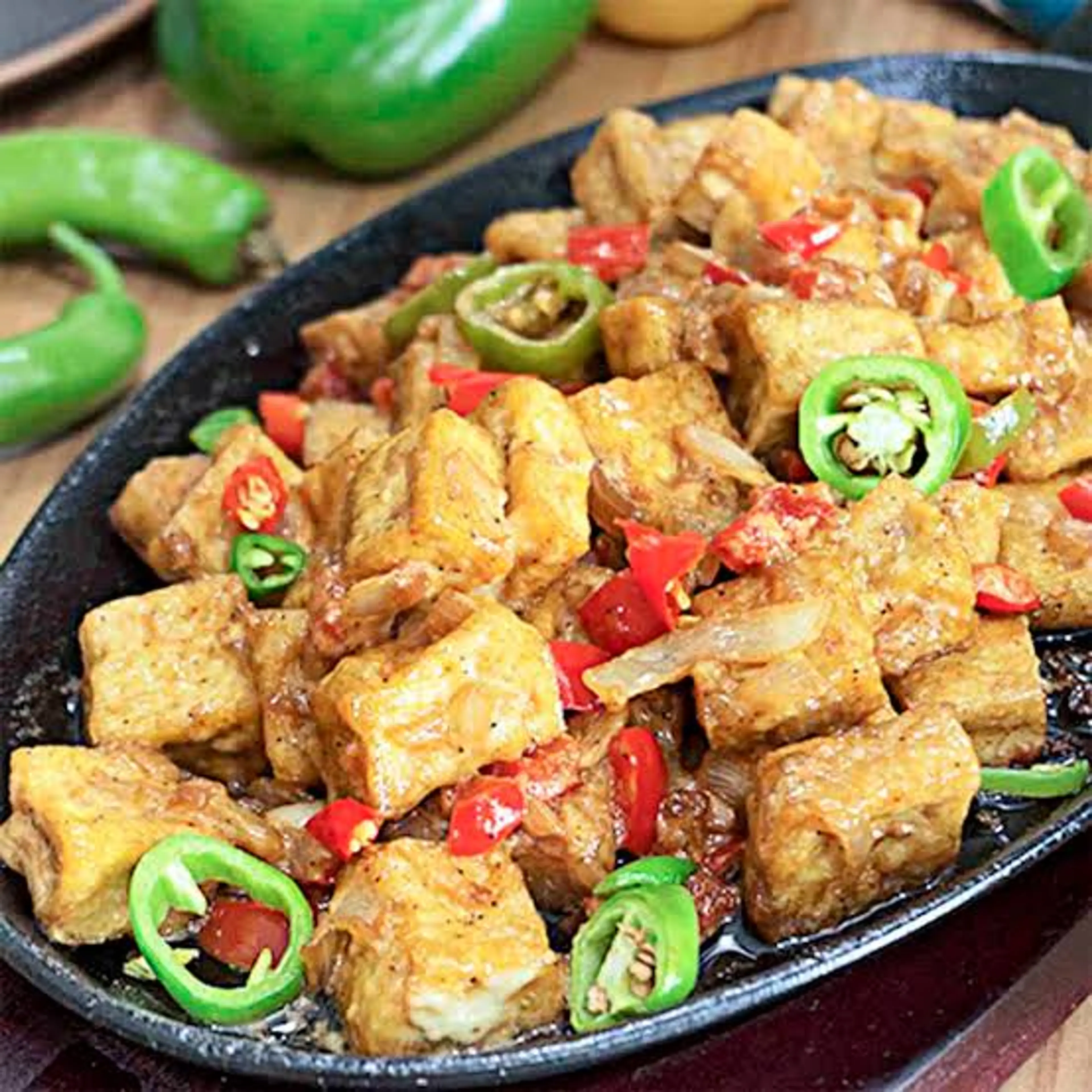 Sizzling Tofu