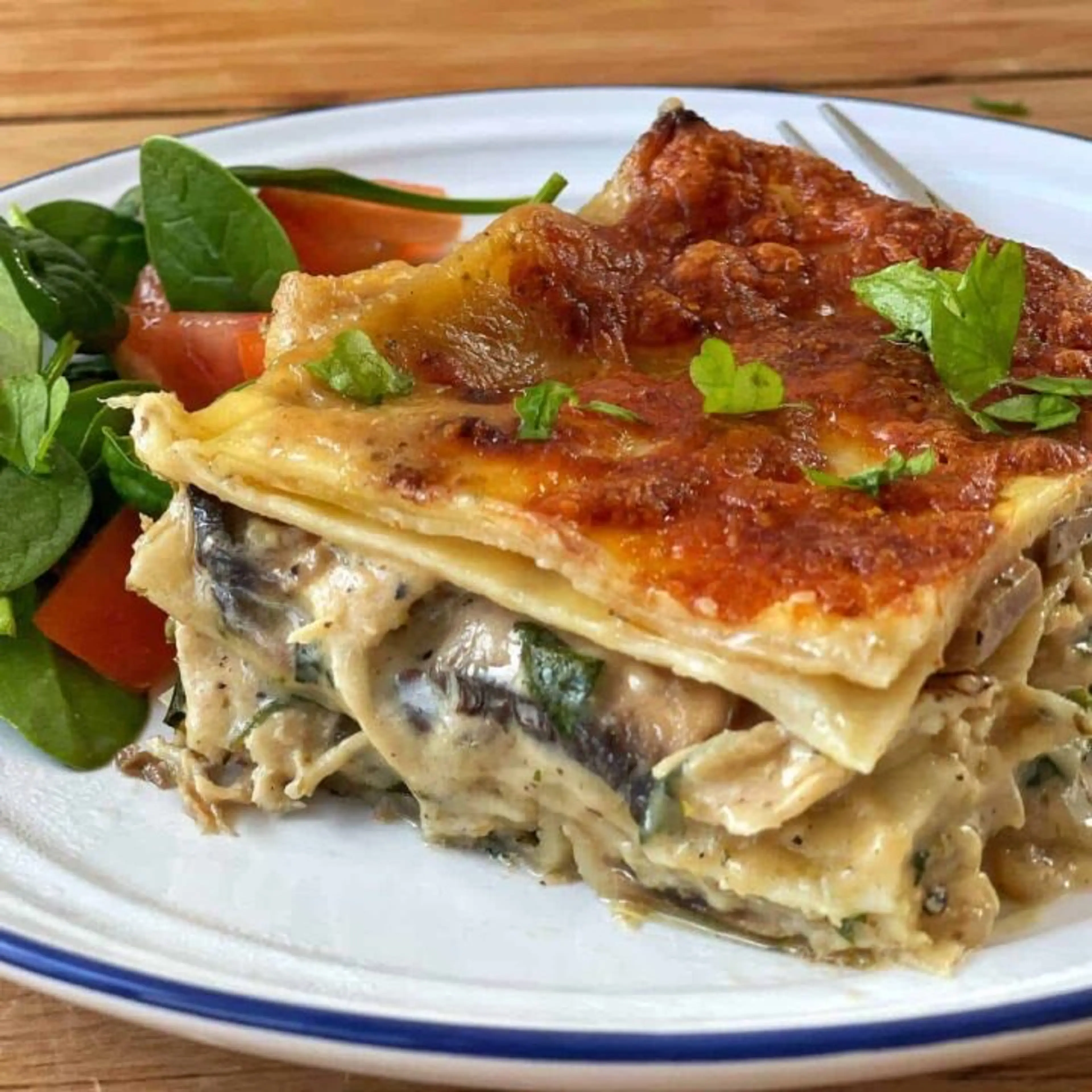 Chicken and Mushroom Lasagne