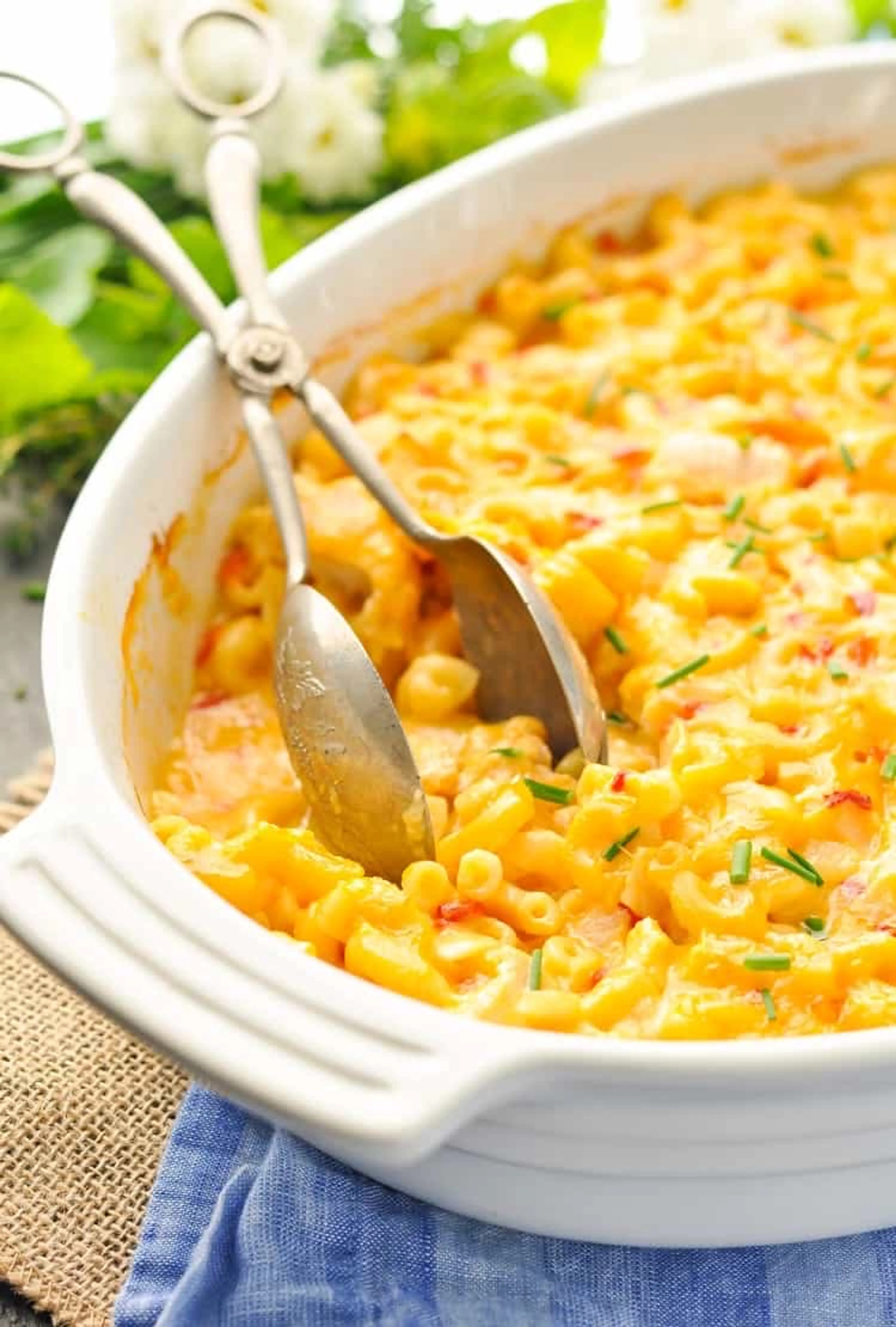 Dump-and-Bake Chicken Mac and Cheese Casserole