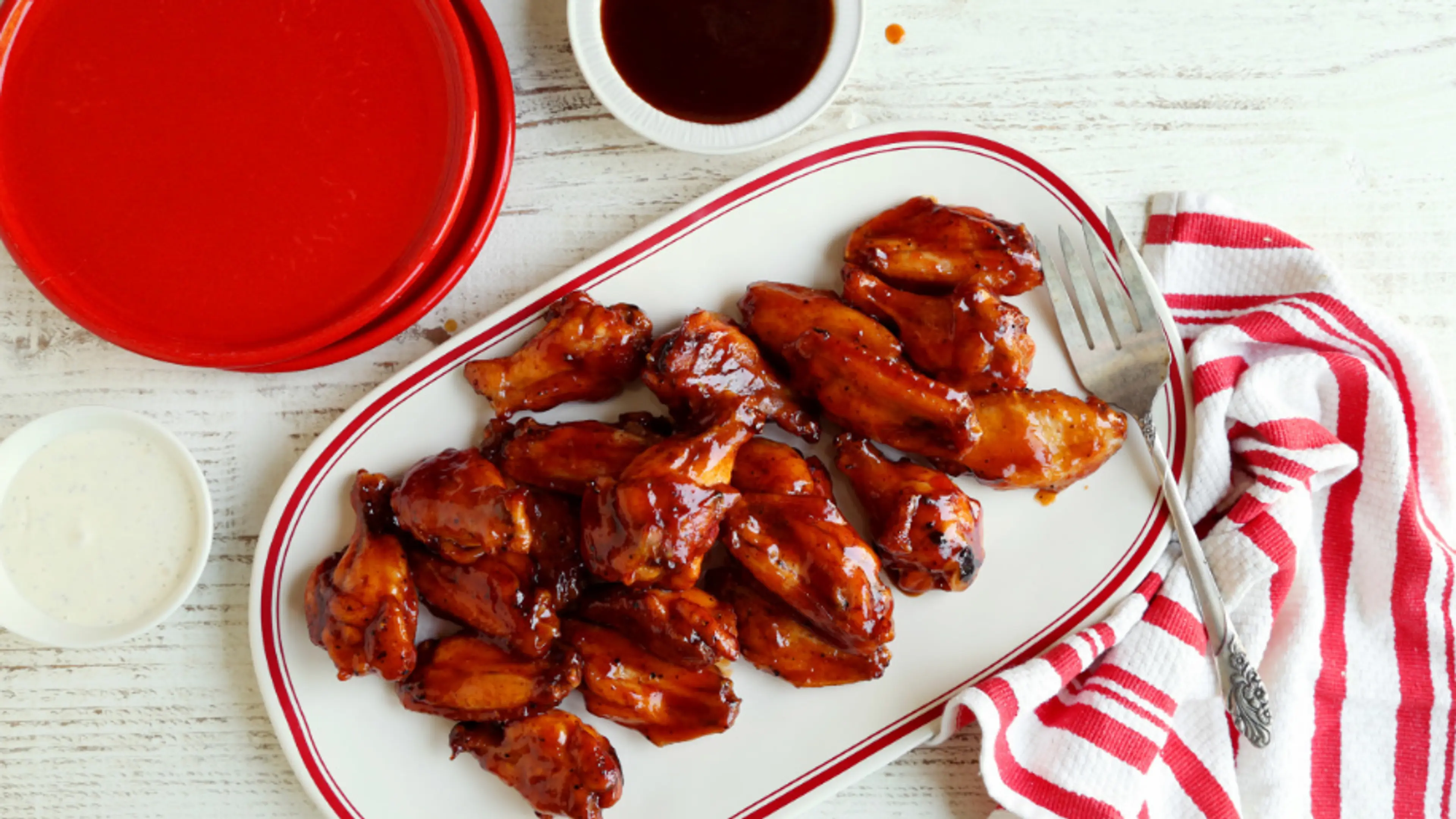 Honey Barbecue Chicken Wings