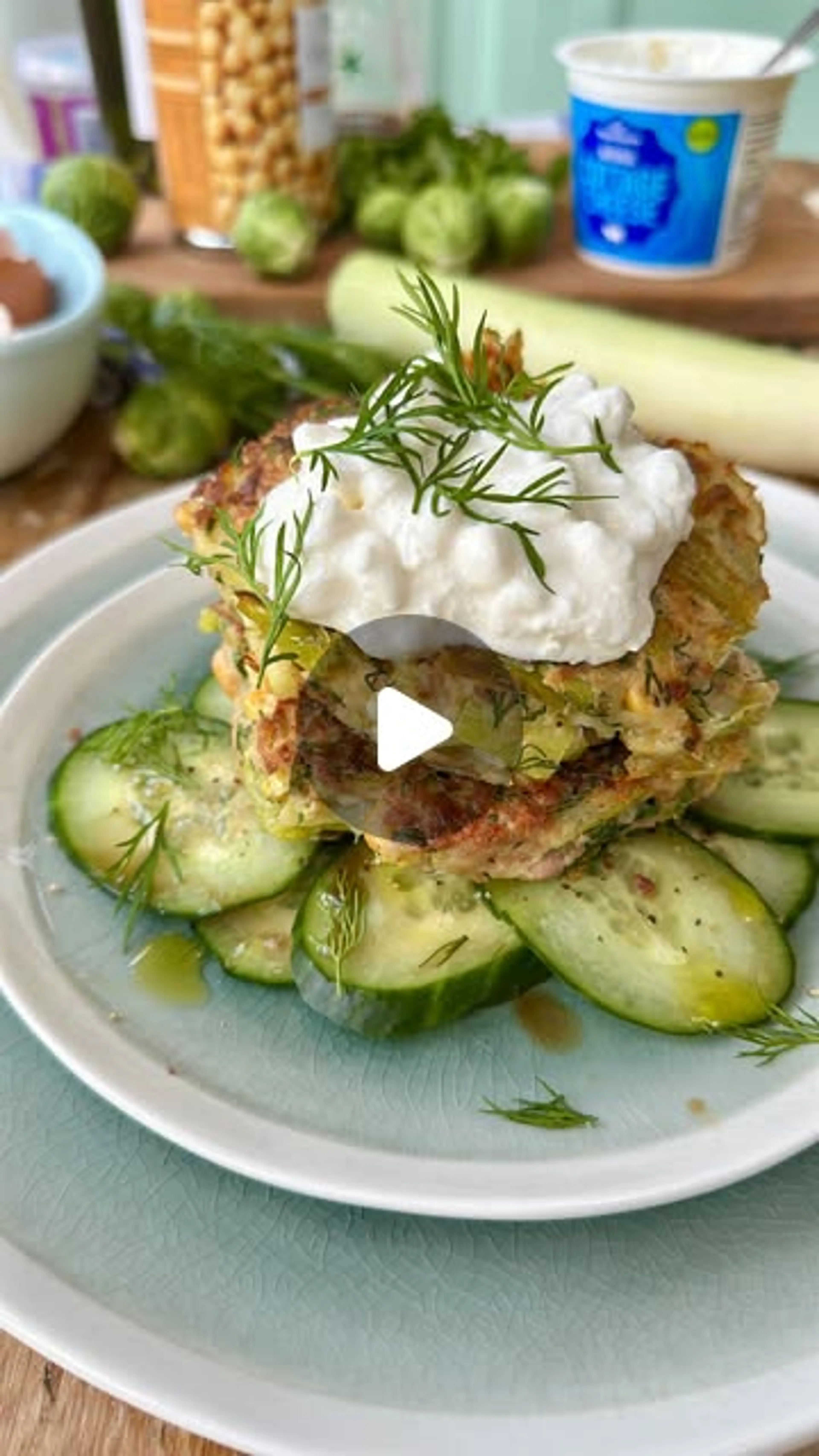 Leek, Sweetcorn & Tuna Fritters