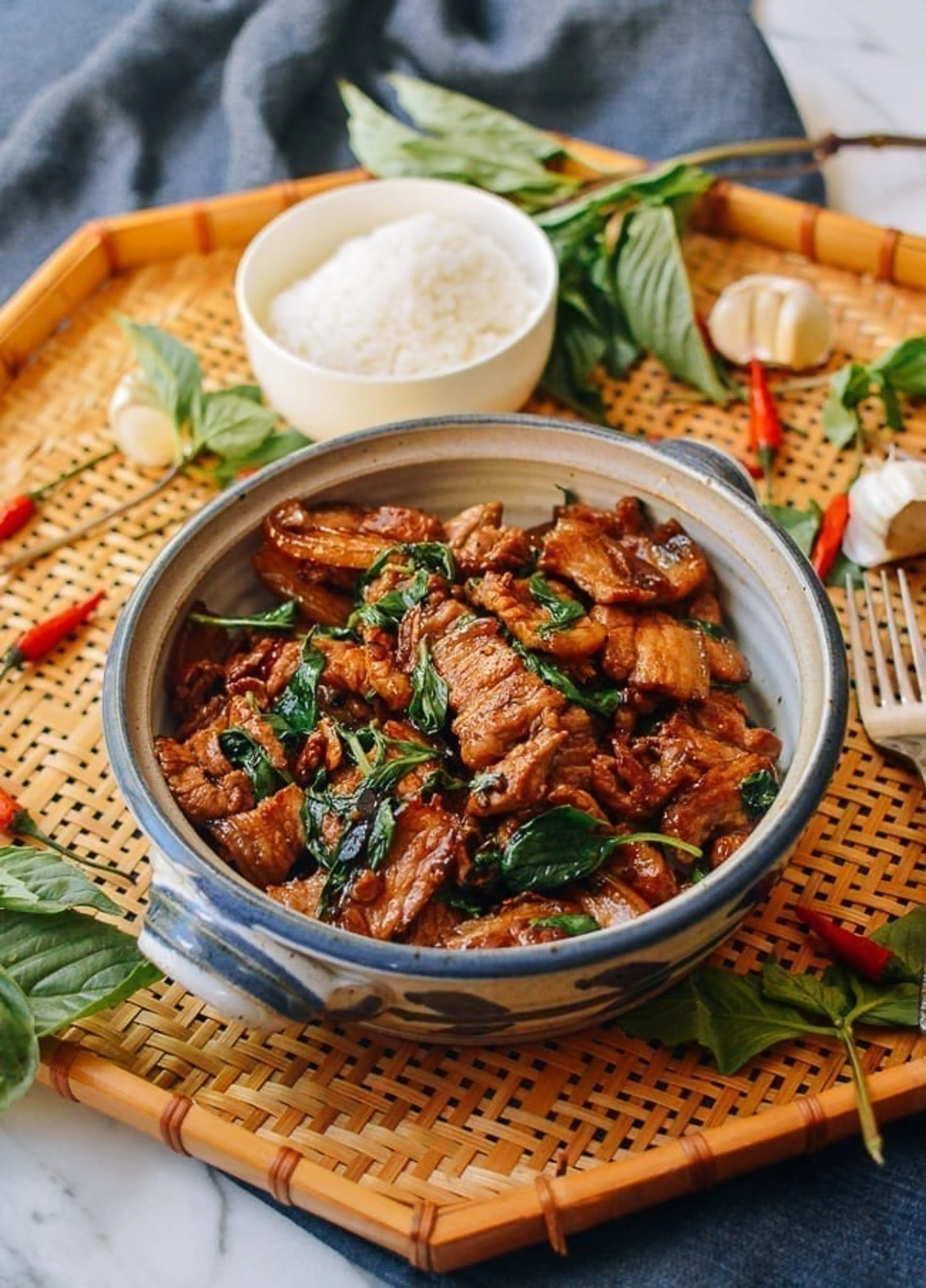 Thai Basil Pork Belly