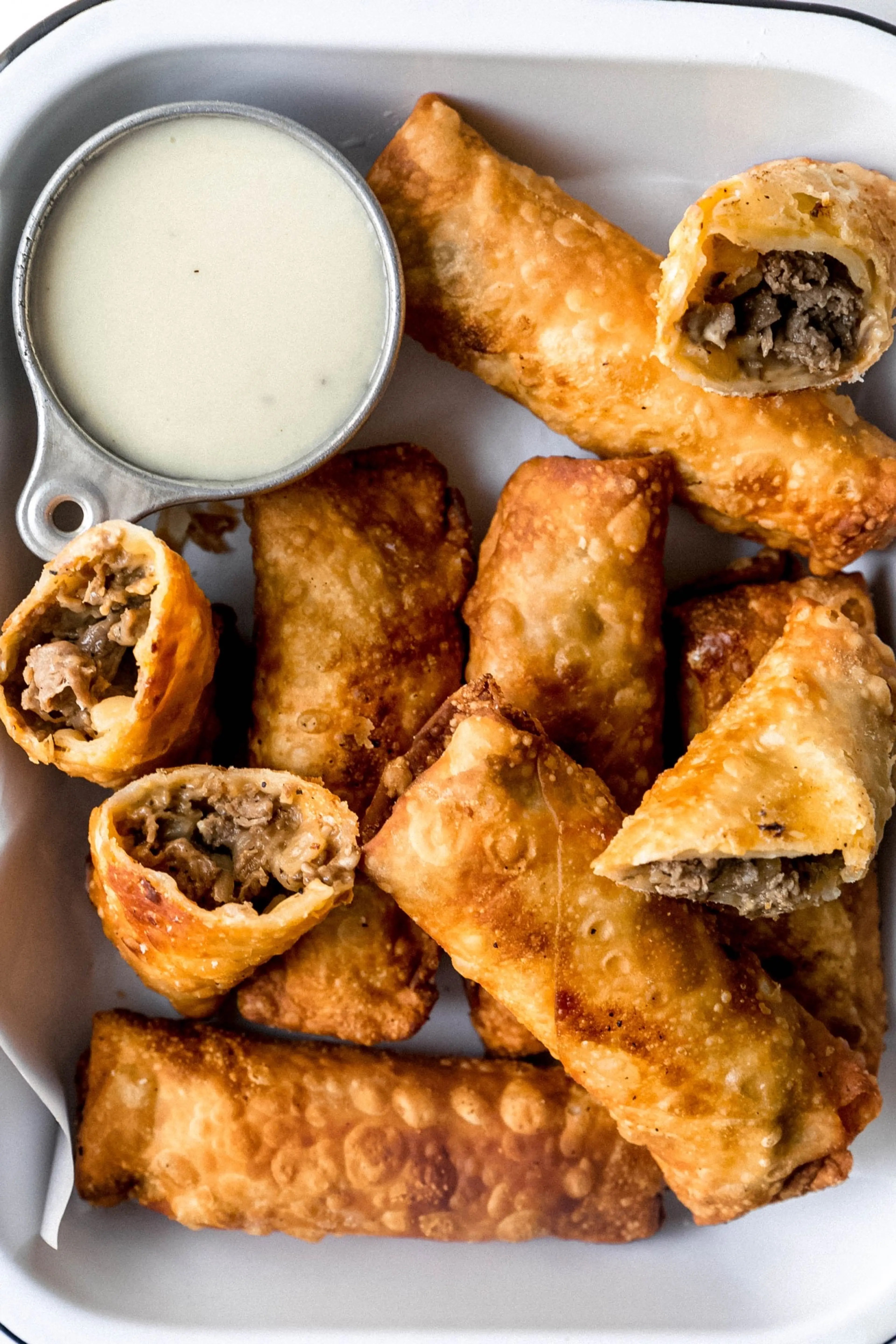 Philly Cheesesteak Eggrolls