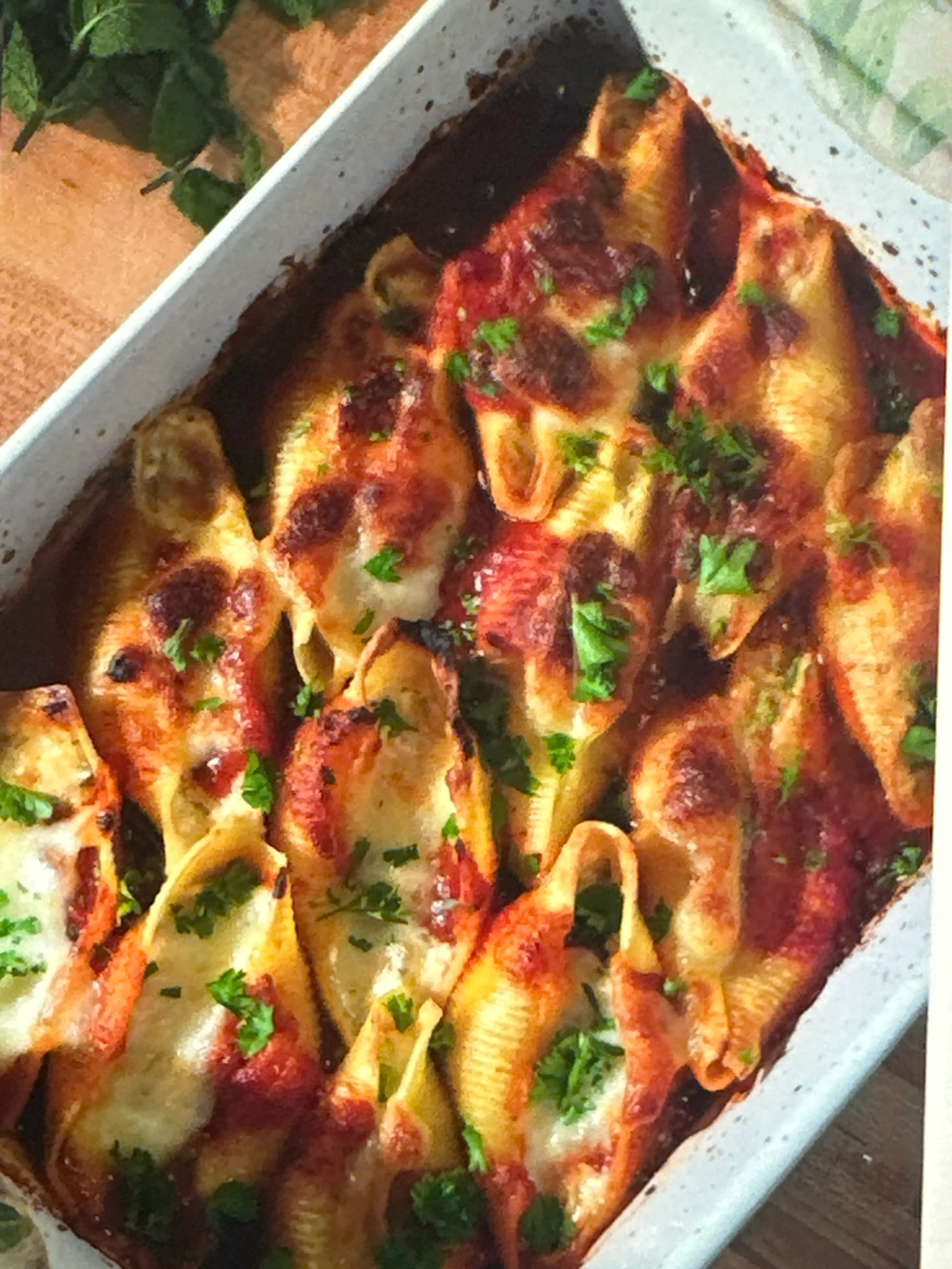 Cottage Cheese Stuffed Shells