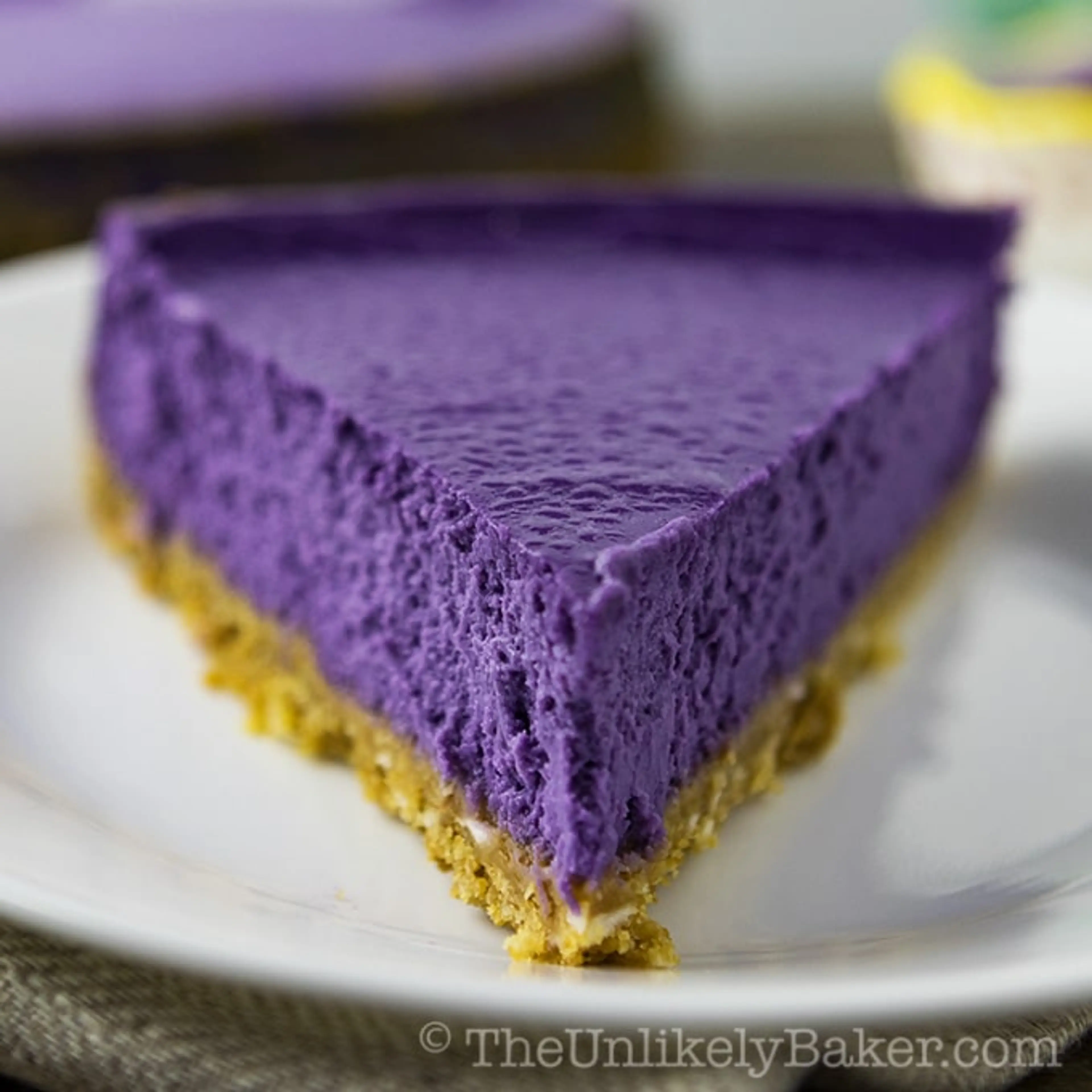 The Best Ube Cheesecake