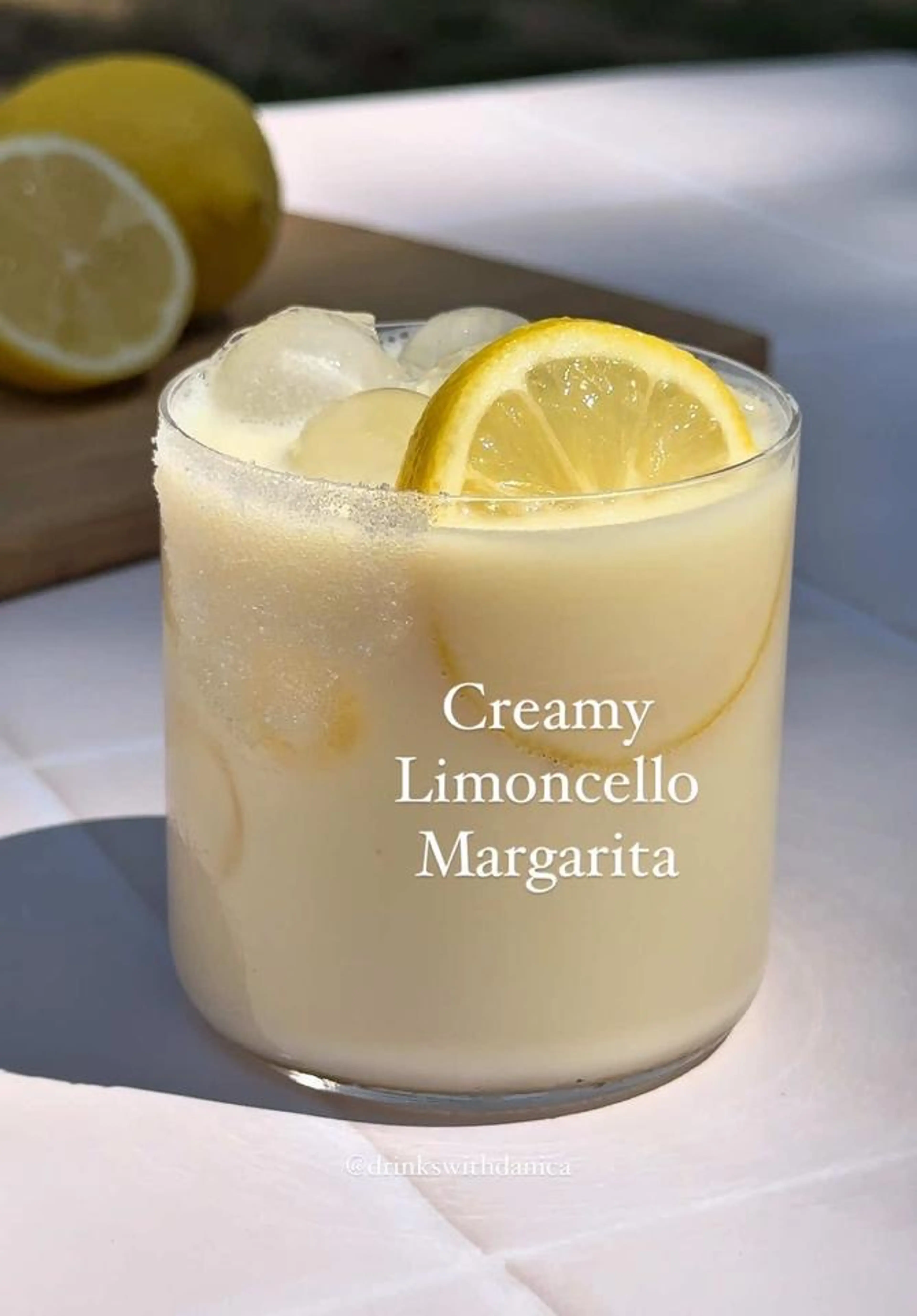 Creamy Limoncello Margarita