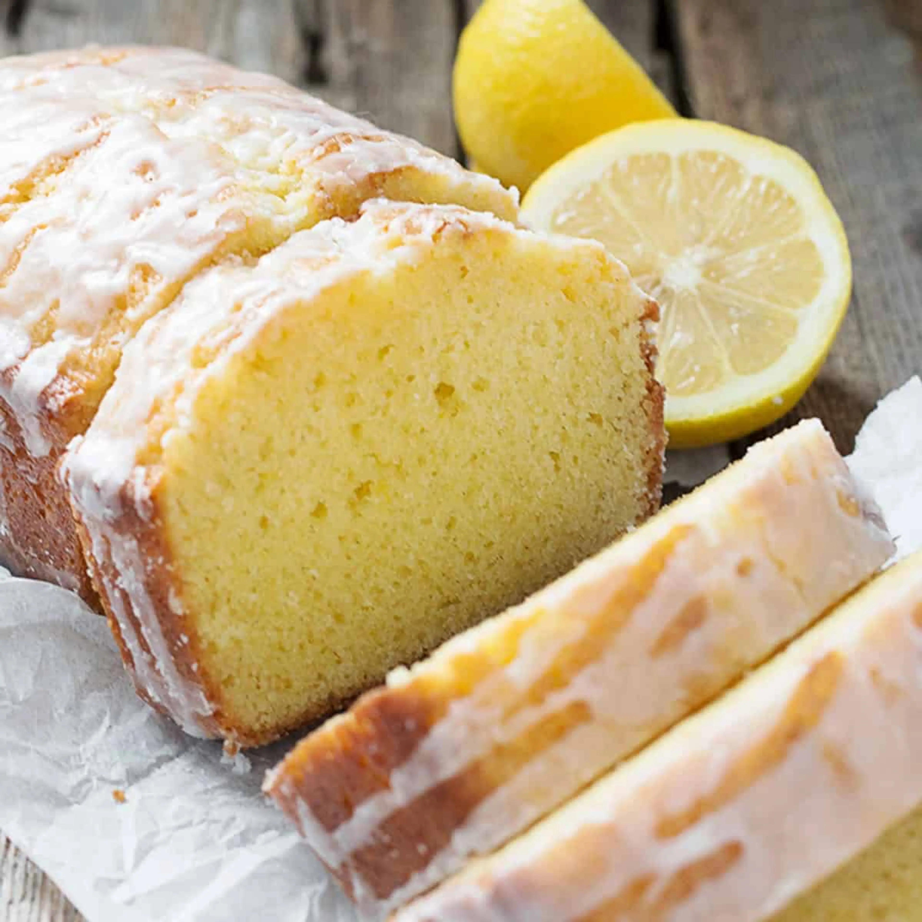 Glazed Lemon Pound Cake Loaf