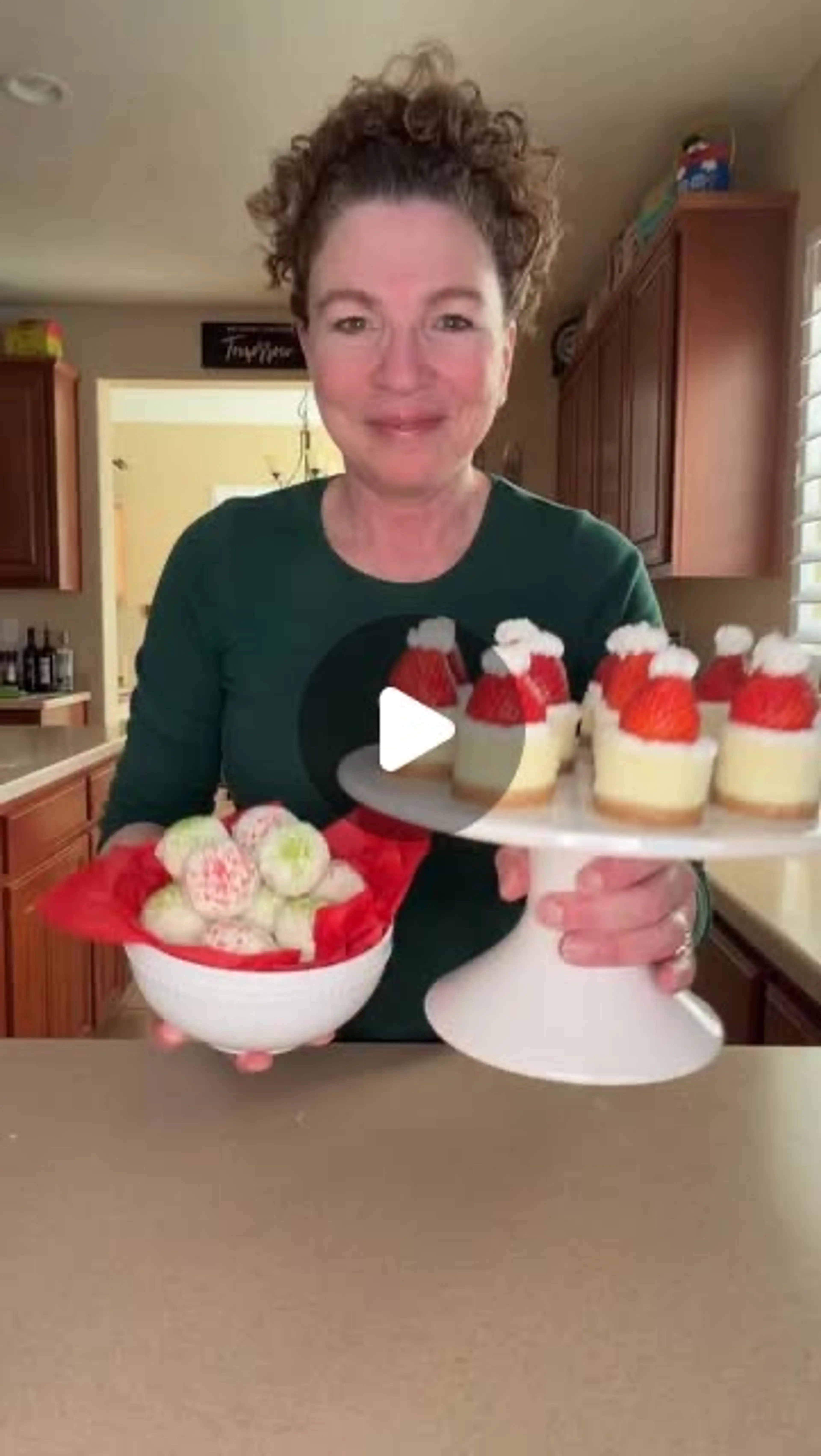 2 Easy and Festive Holiday Desserts from 1 Cheesecake