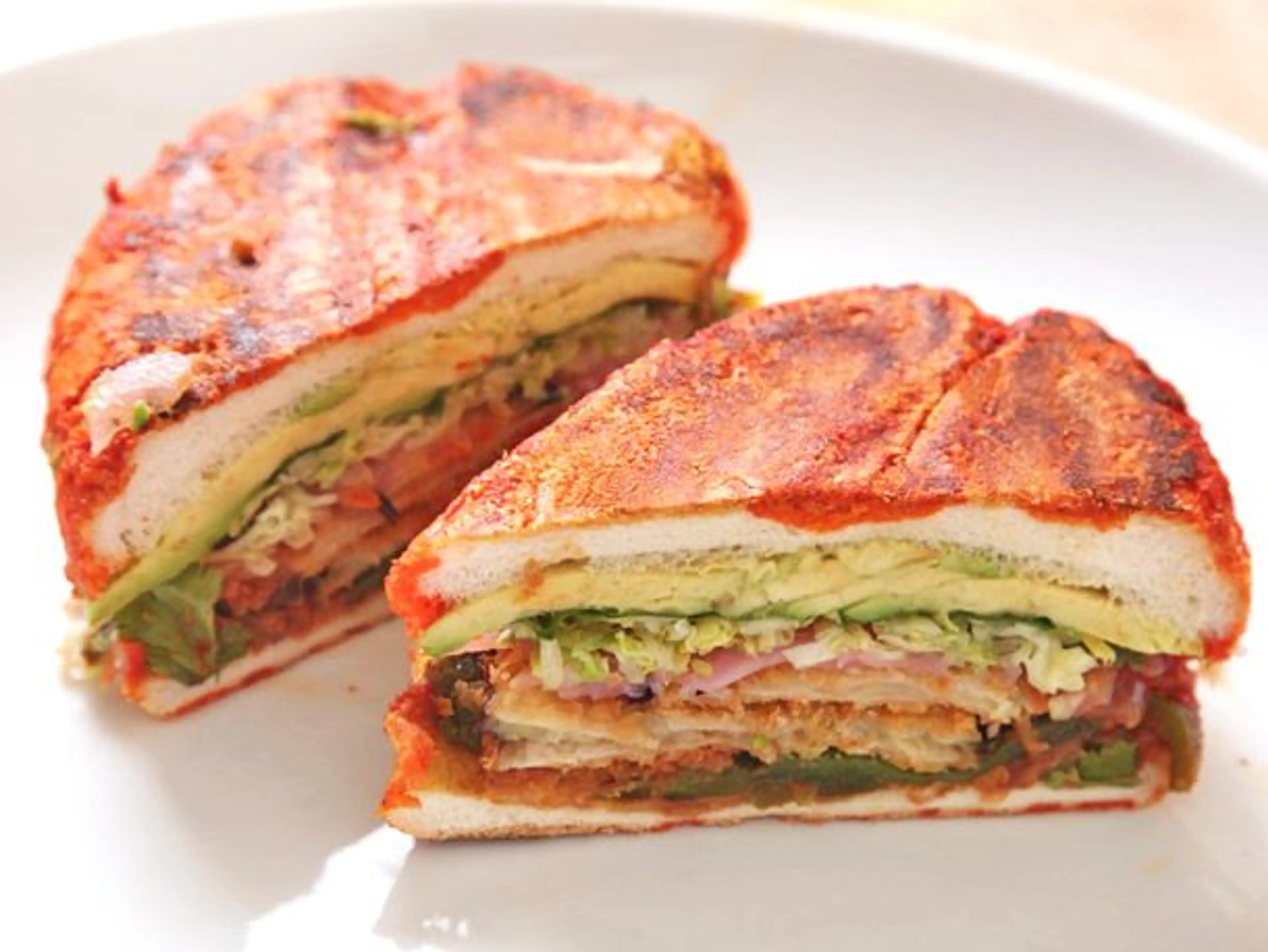 Mexican Fried Eggplant Torta