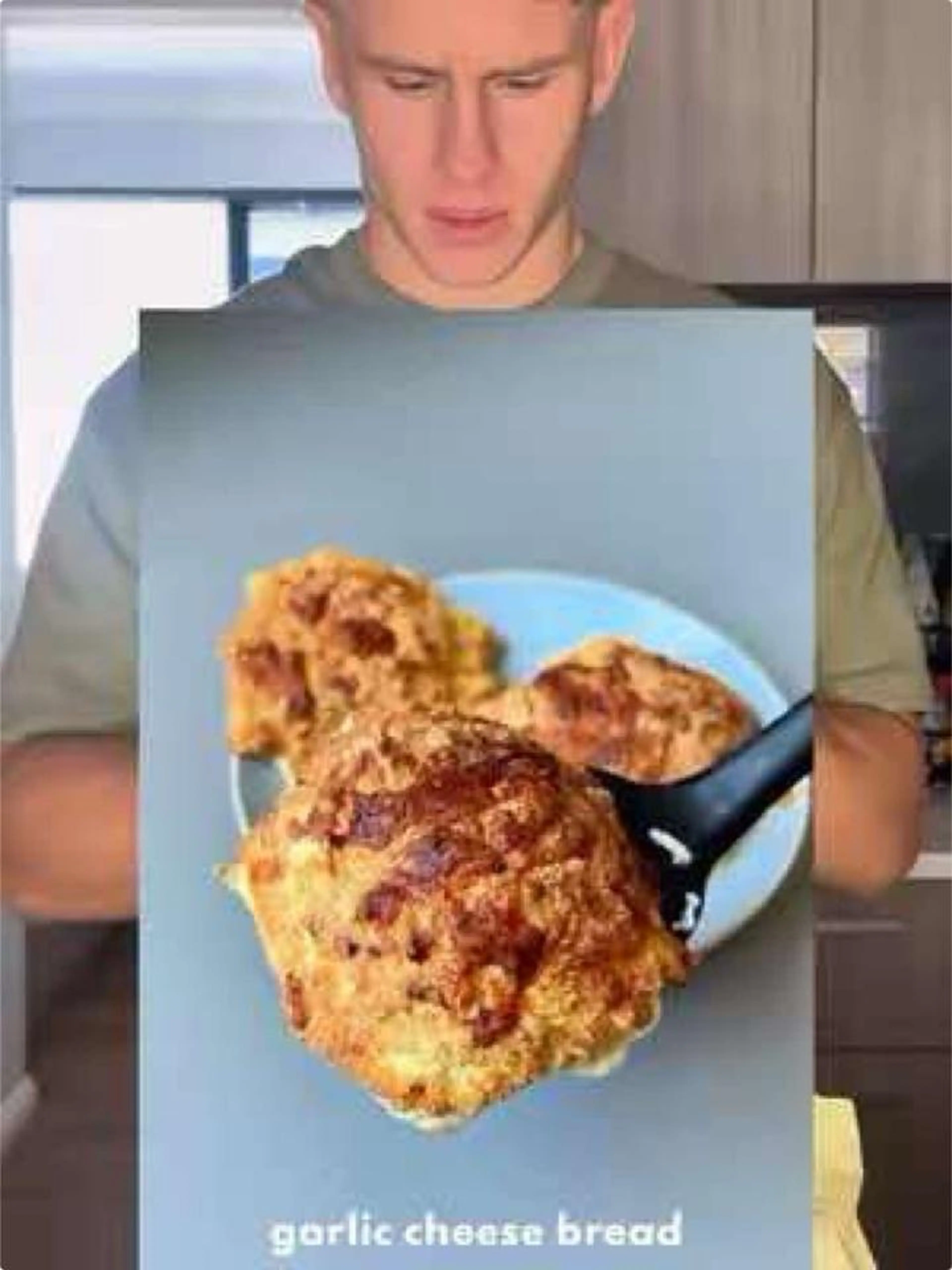 Low Carb Protein Cheesy Garlic Bread